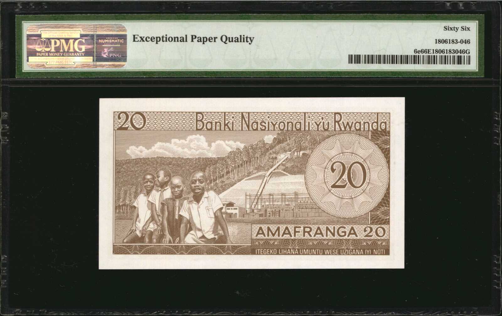 image for: Rwanda  20 francs(B106c)