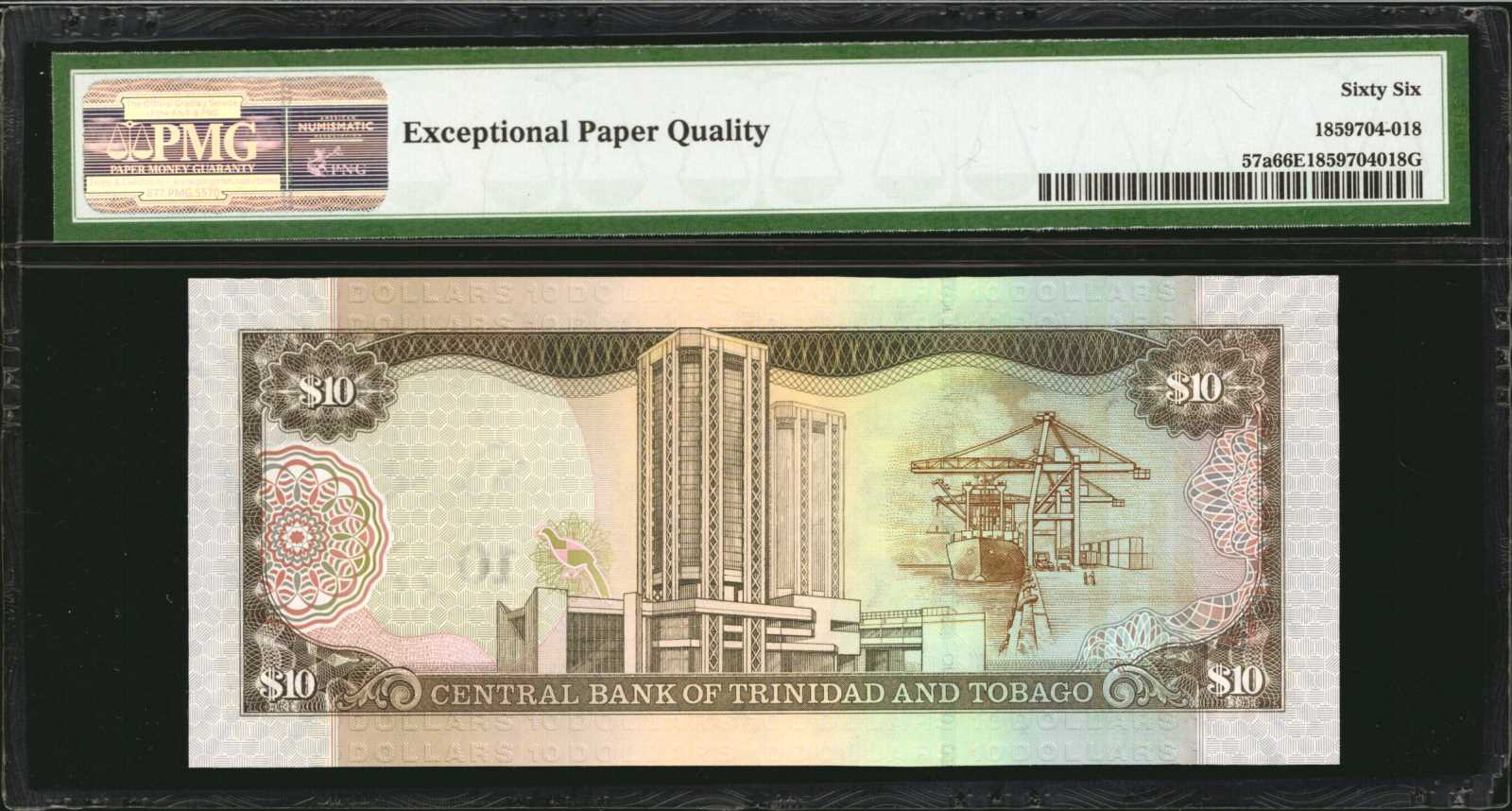 image for: Trinidad and Tobago  10 dollars (B223a)
