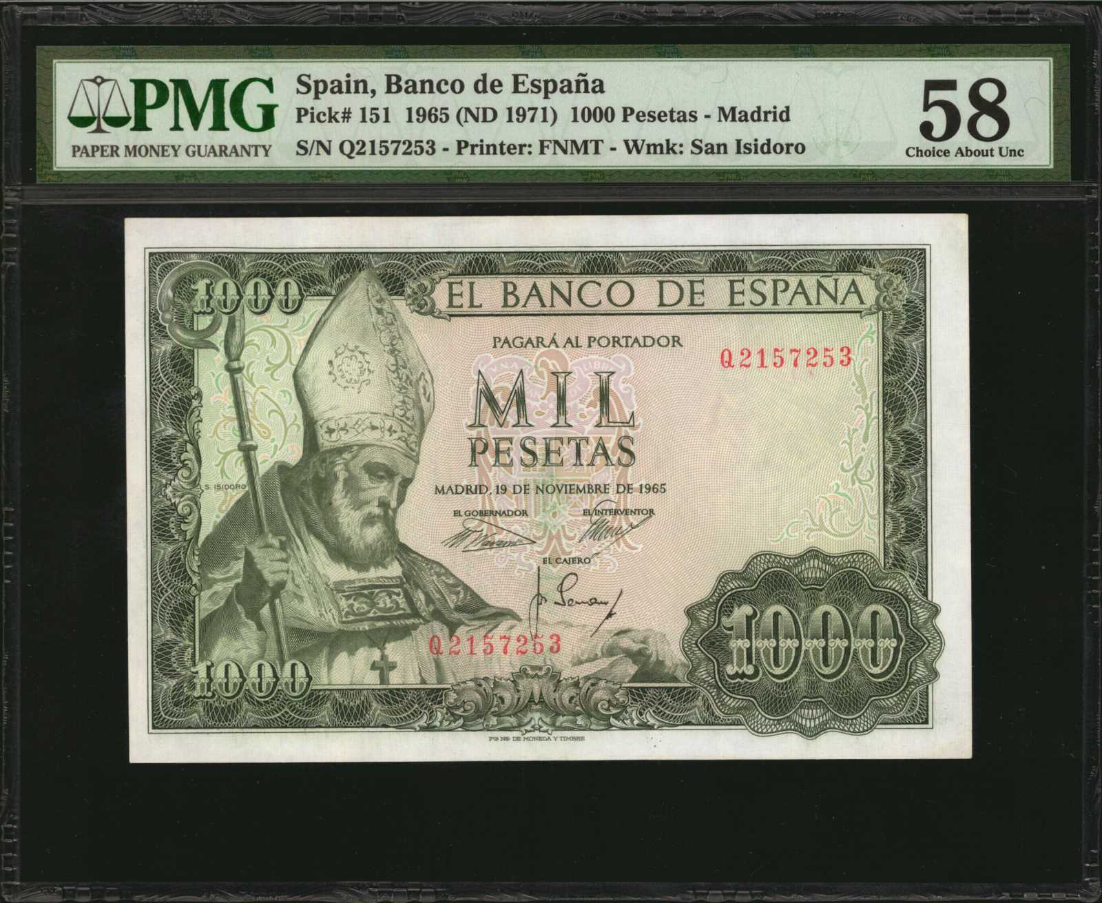 image for: Spain  1,000 pesetas (B617a)