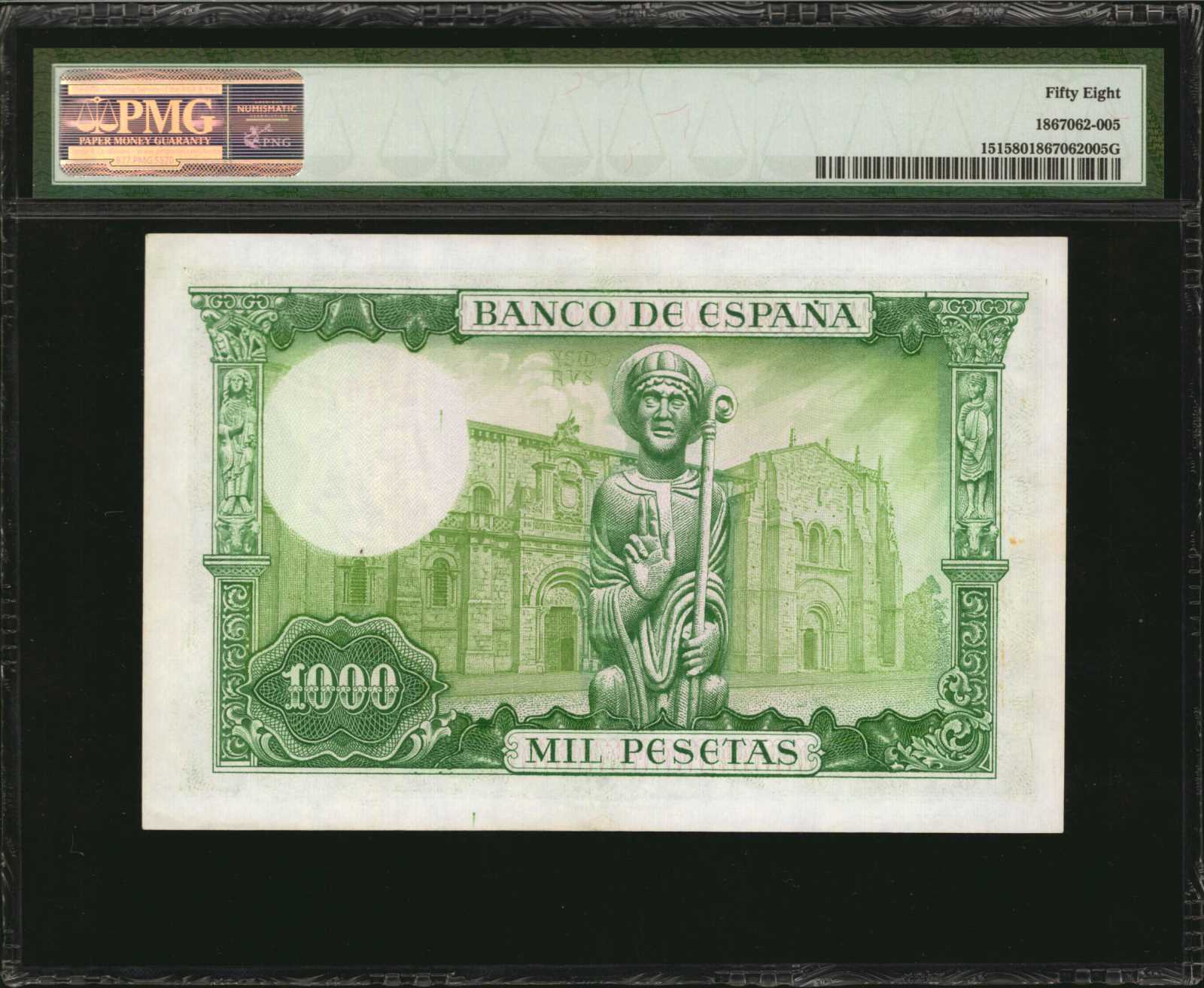 image for: Spain  1,000 pesetas (B617a)