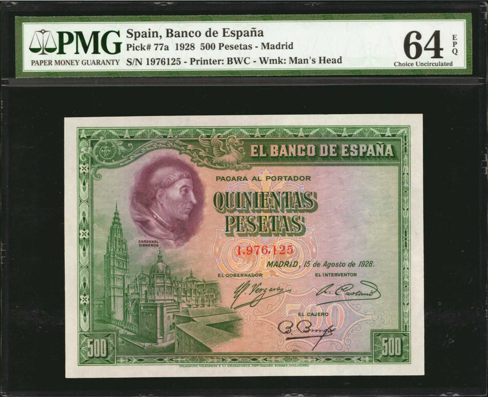 image for: Spain  500 pesetas(B521ap)