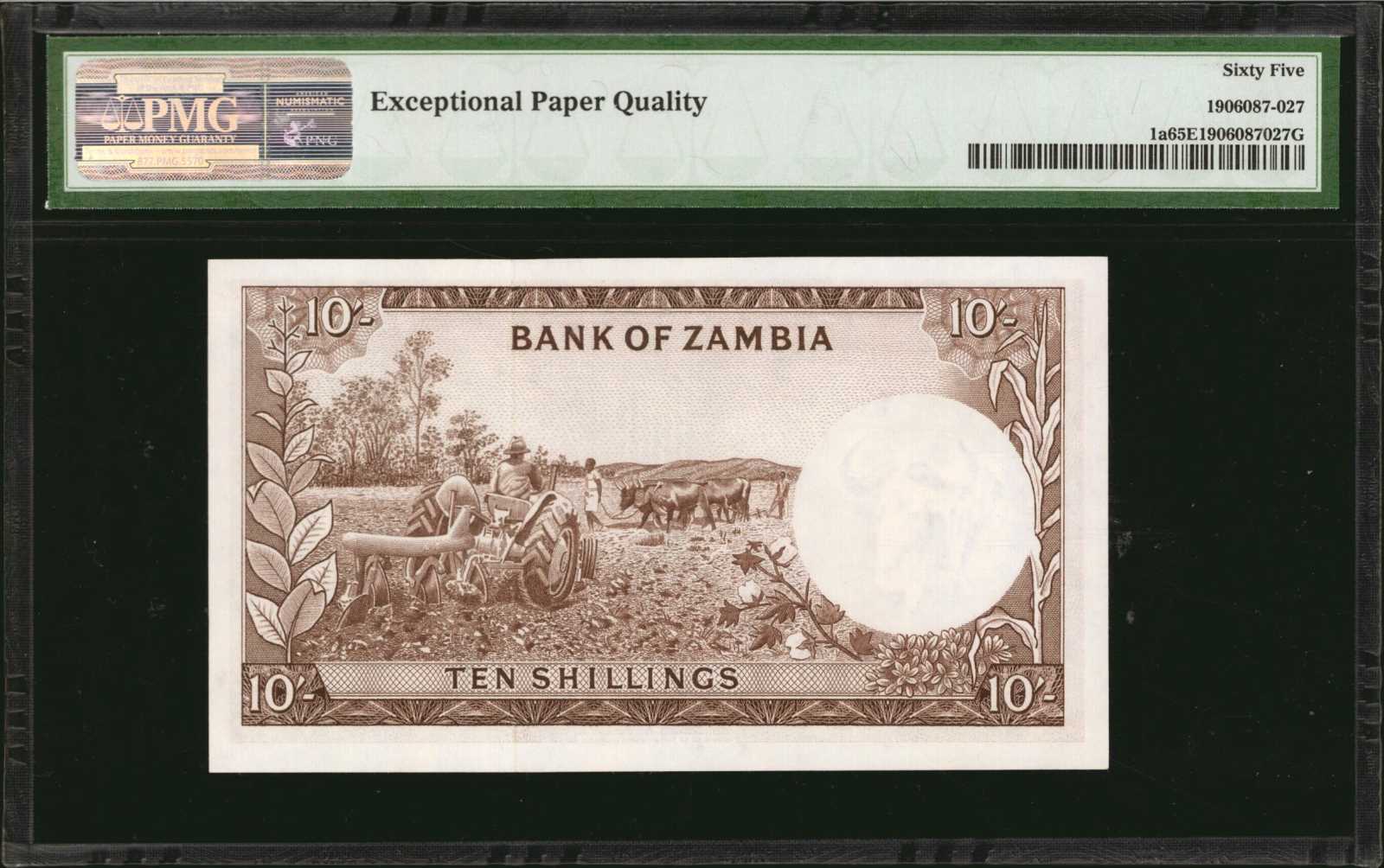 image for: Zambia  10 shillings(B101as3)