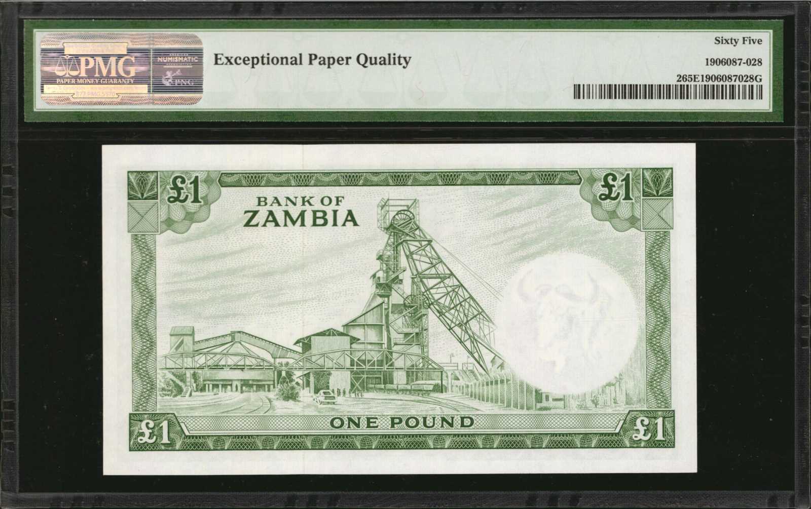 image for: Zambia  1 pound(B102as1)