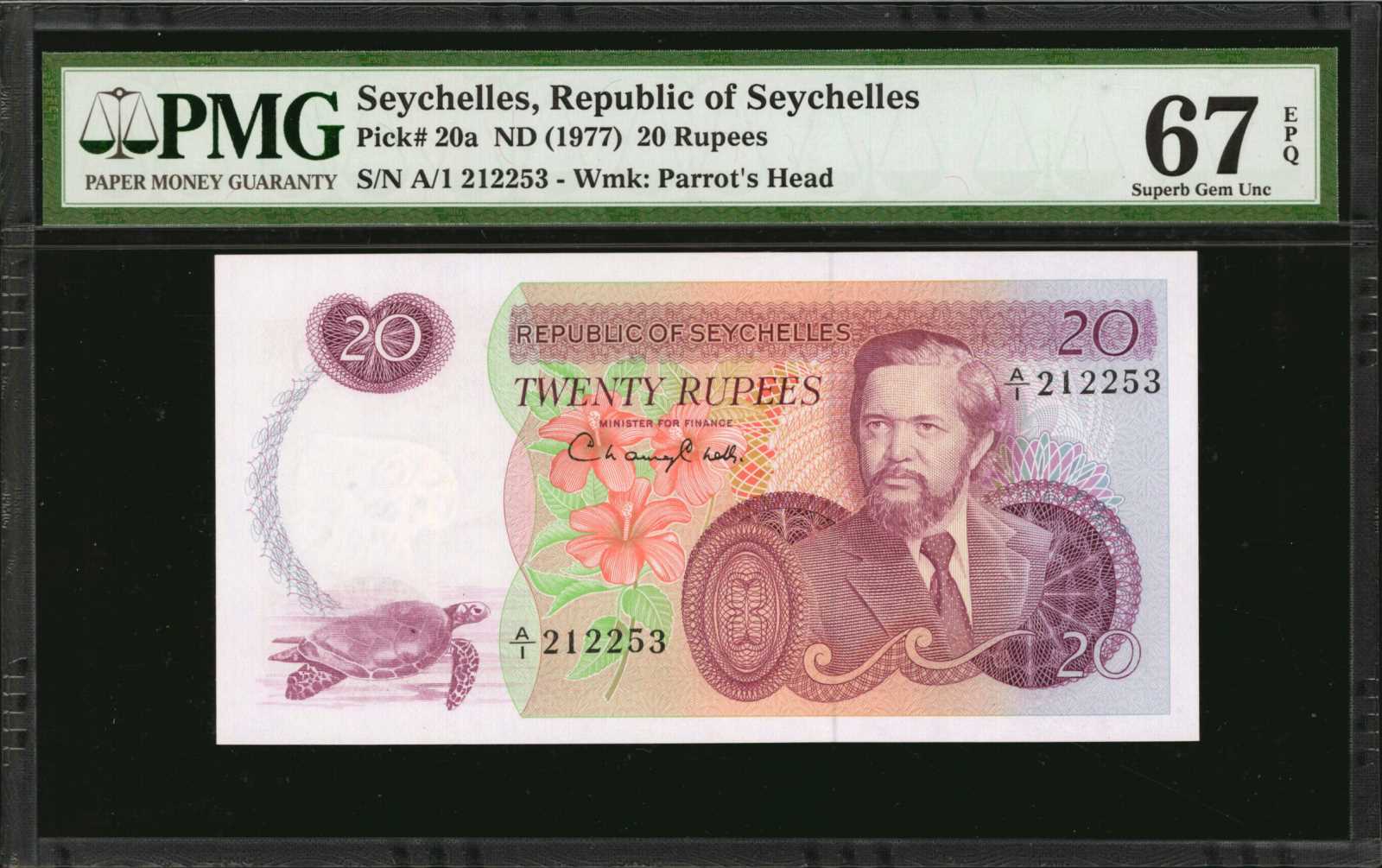 image for: Seychelles  20 rupees (B202ap)