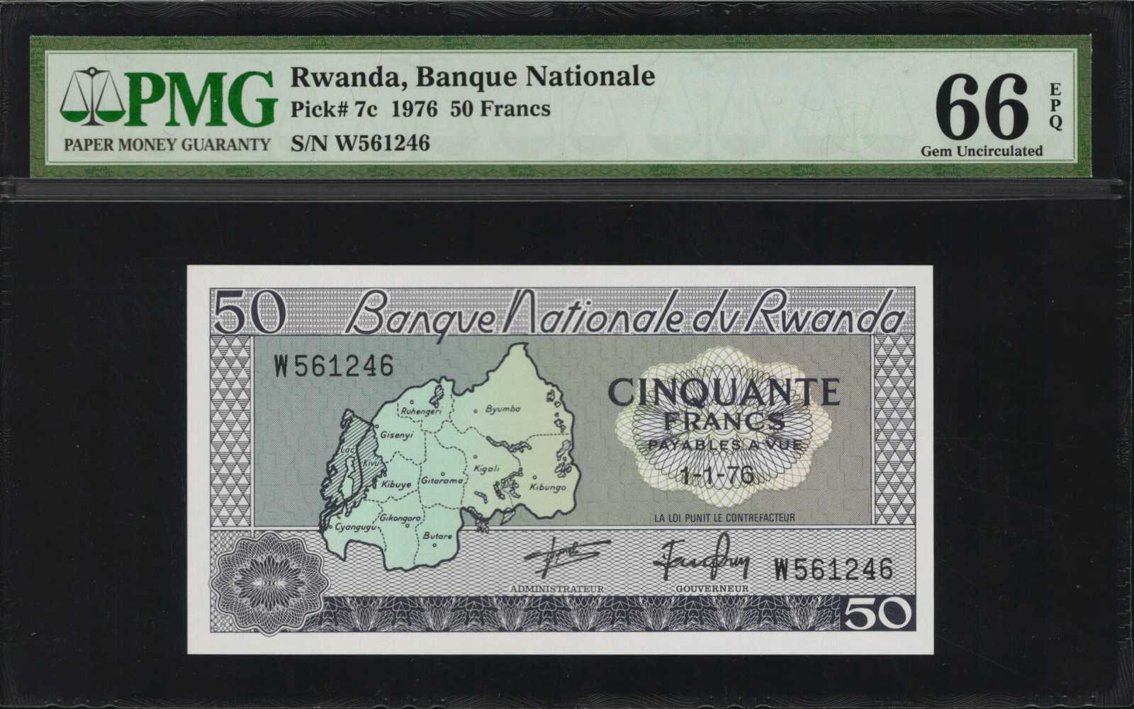 image for: Rwanda  100 francs(B108a)