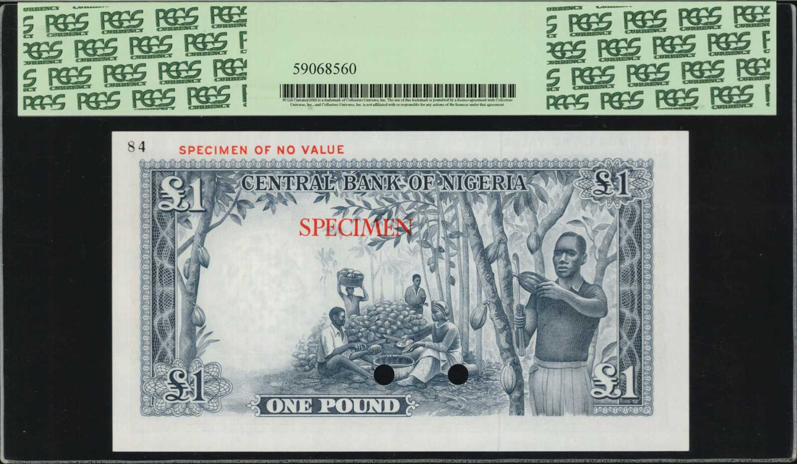 image for: Nigeria  1 pound (B203as4)