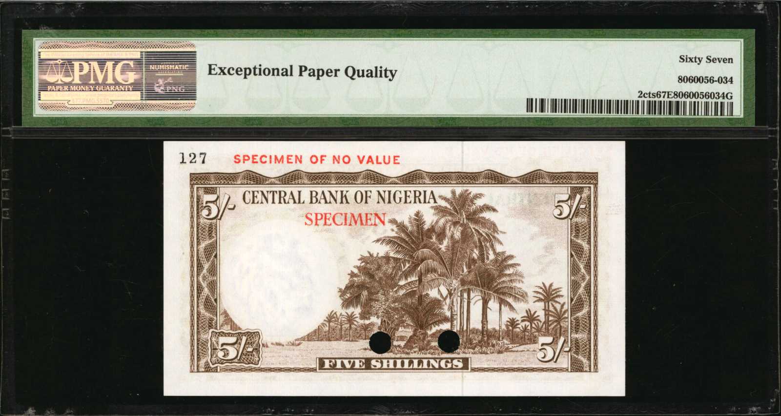 image for: Nigeria  5 shillings (B201as3)