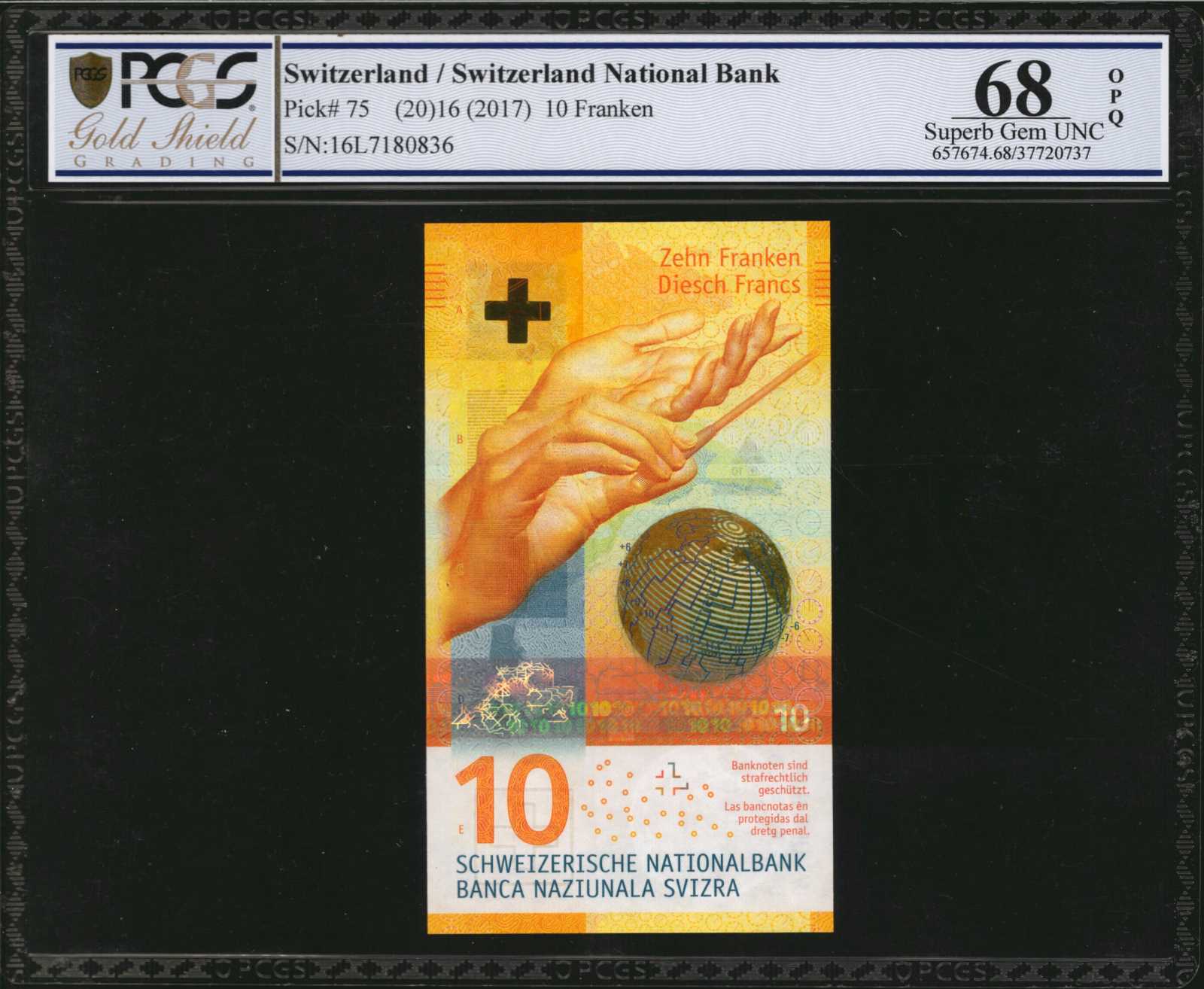 image for: Switzerland  10 francs (B355a)