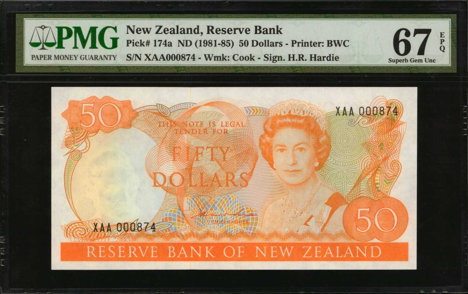 image for: New Zealand  50 dollars (B121ap)