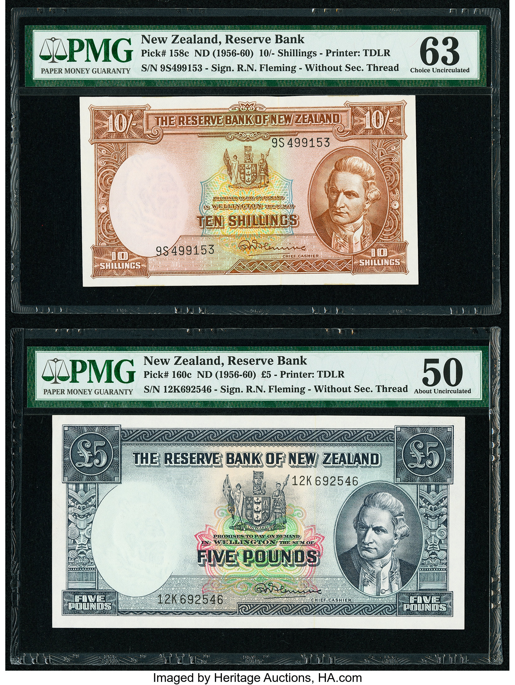 image for: New Zealand  10 shillings (B105c)