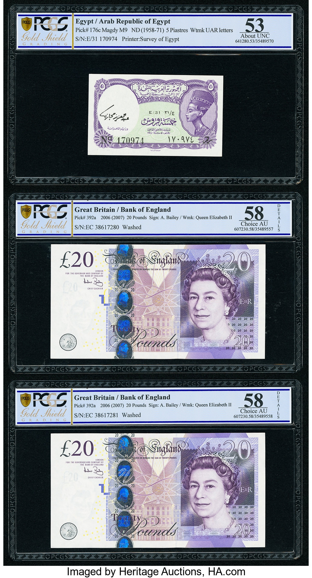 image for: United Kingdom  20 pounds (B201a)
