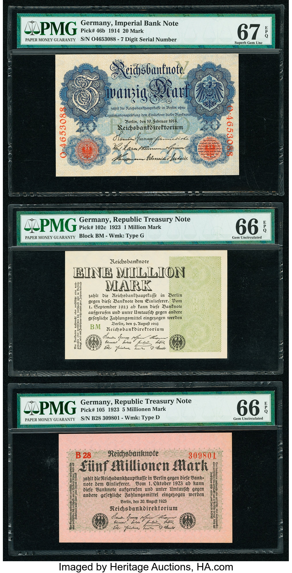 image for: Germany  f?nf millionen -5,000,000- mark (B259c)