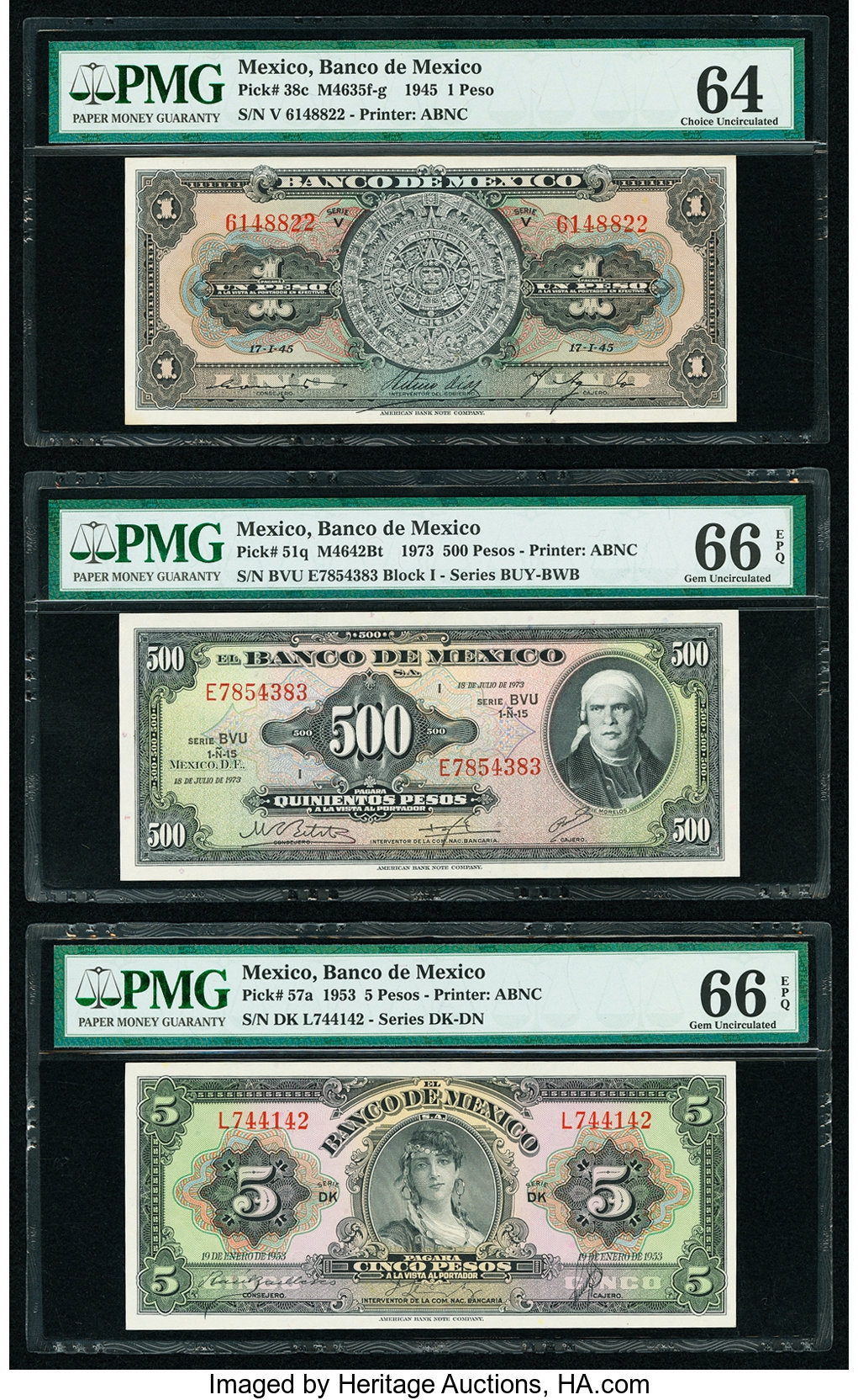 image for: Mexico  1 peso (B613cs)