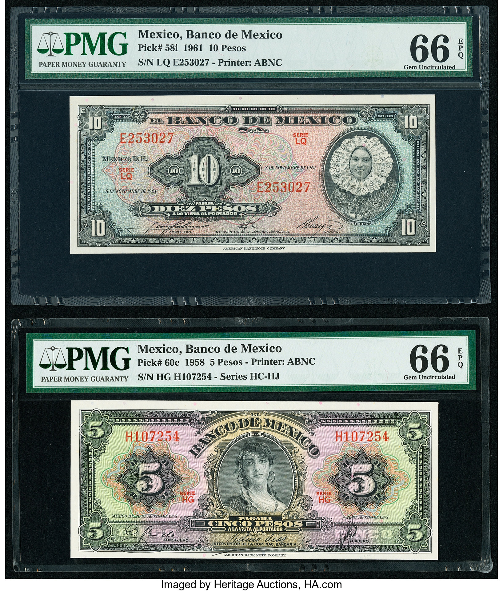 image for: Mexico  5 pesos (B622f)