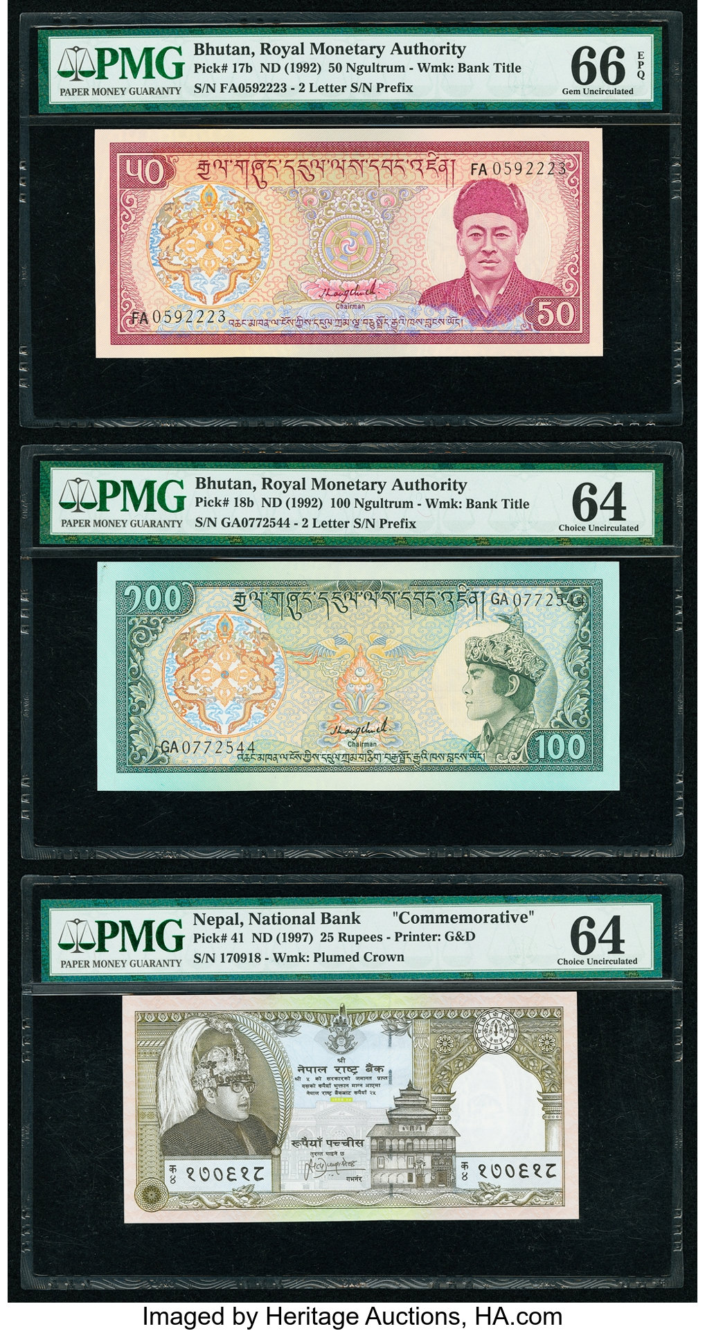 image for: Bhutan  100 ngultrum (B207as1)