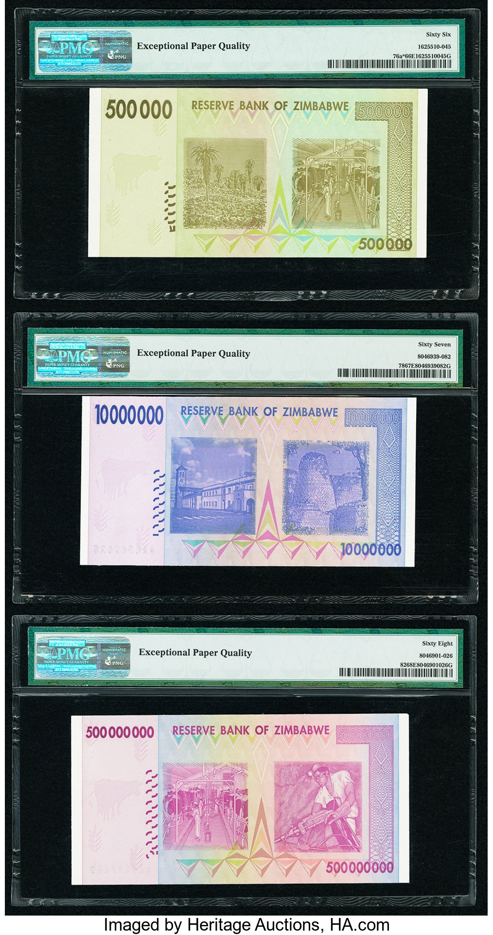 image for: Zimbabwe  500,000 dollars (B167a)