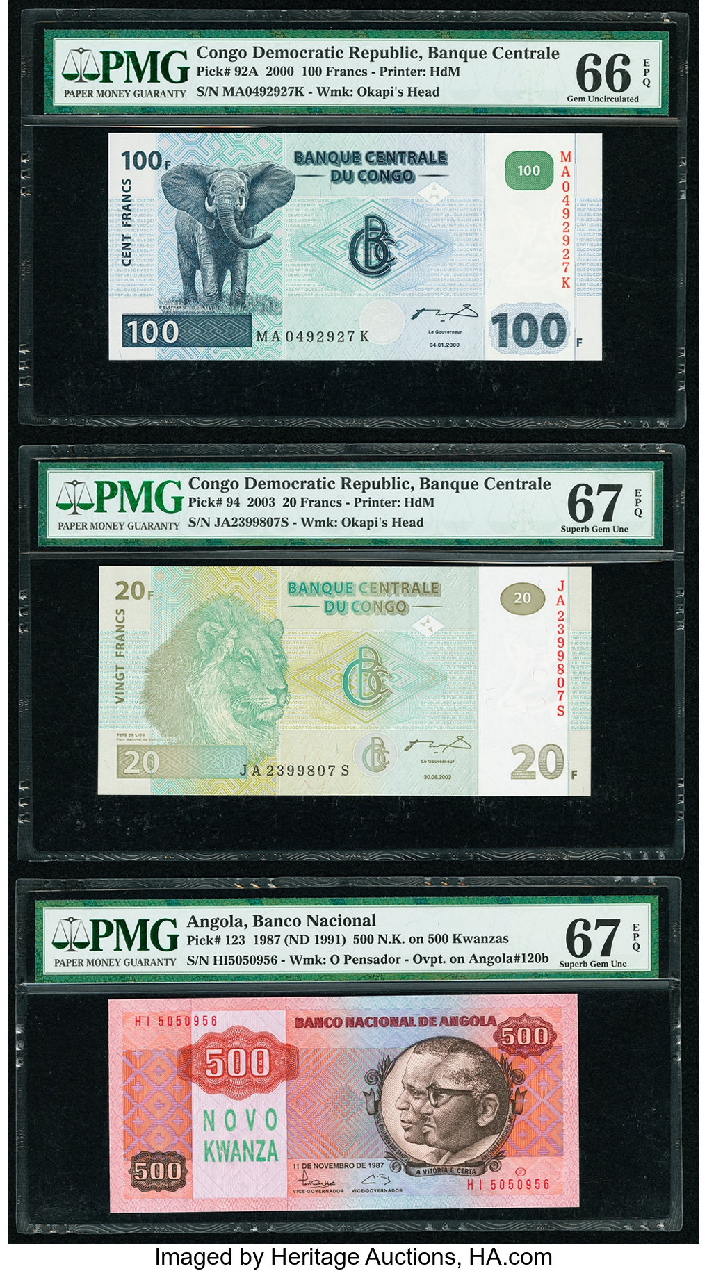image for: Angola  500 novo kwanza(B514a)