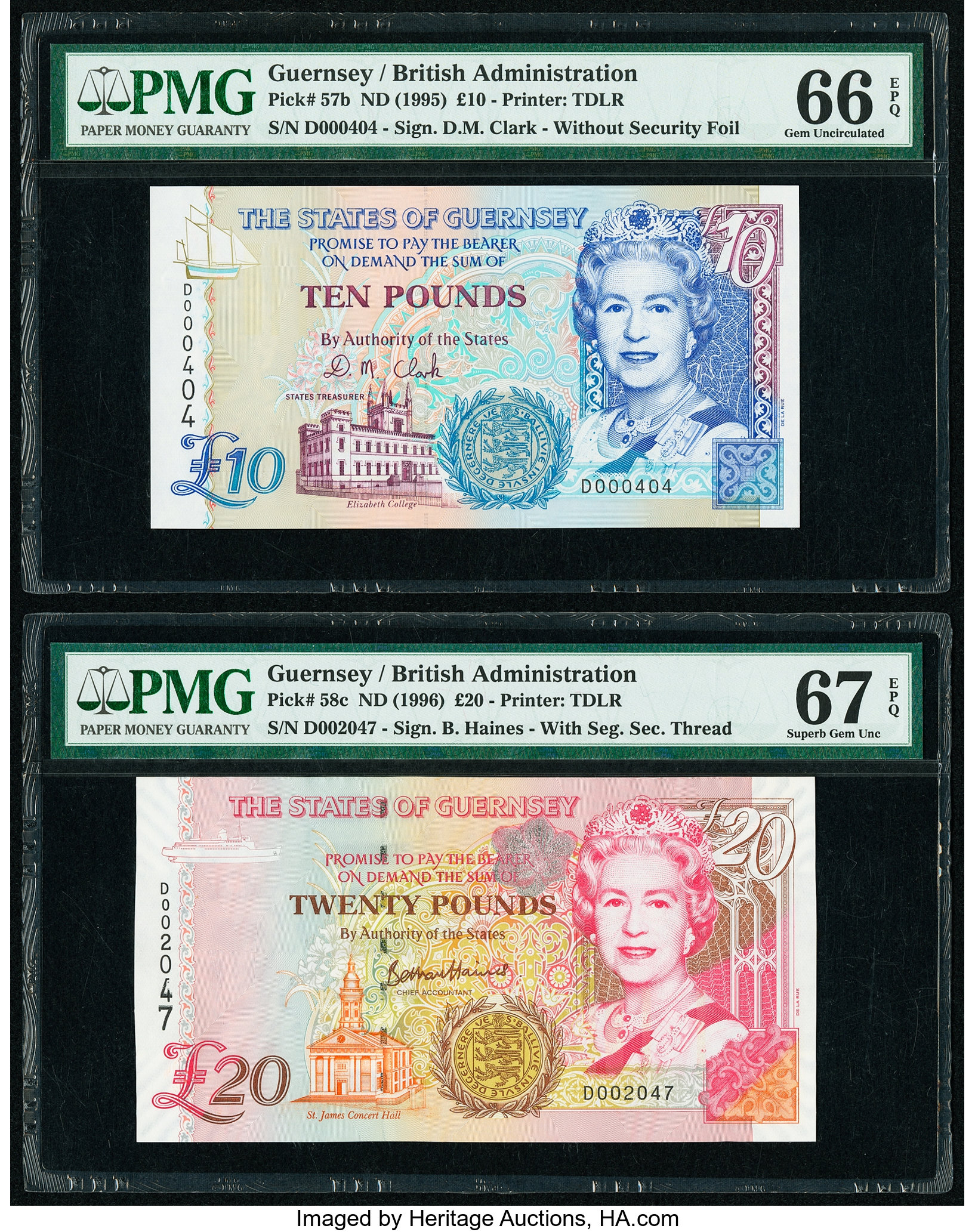 image for: Guernsey  10 pounds (B162c)
