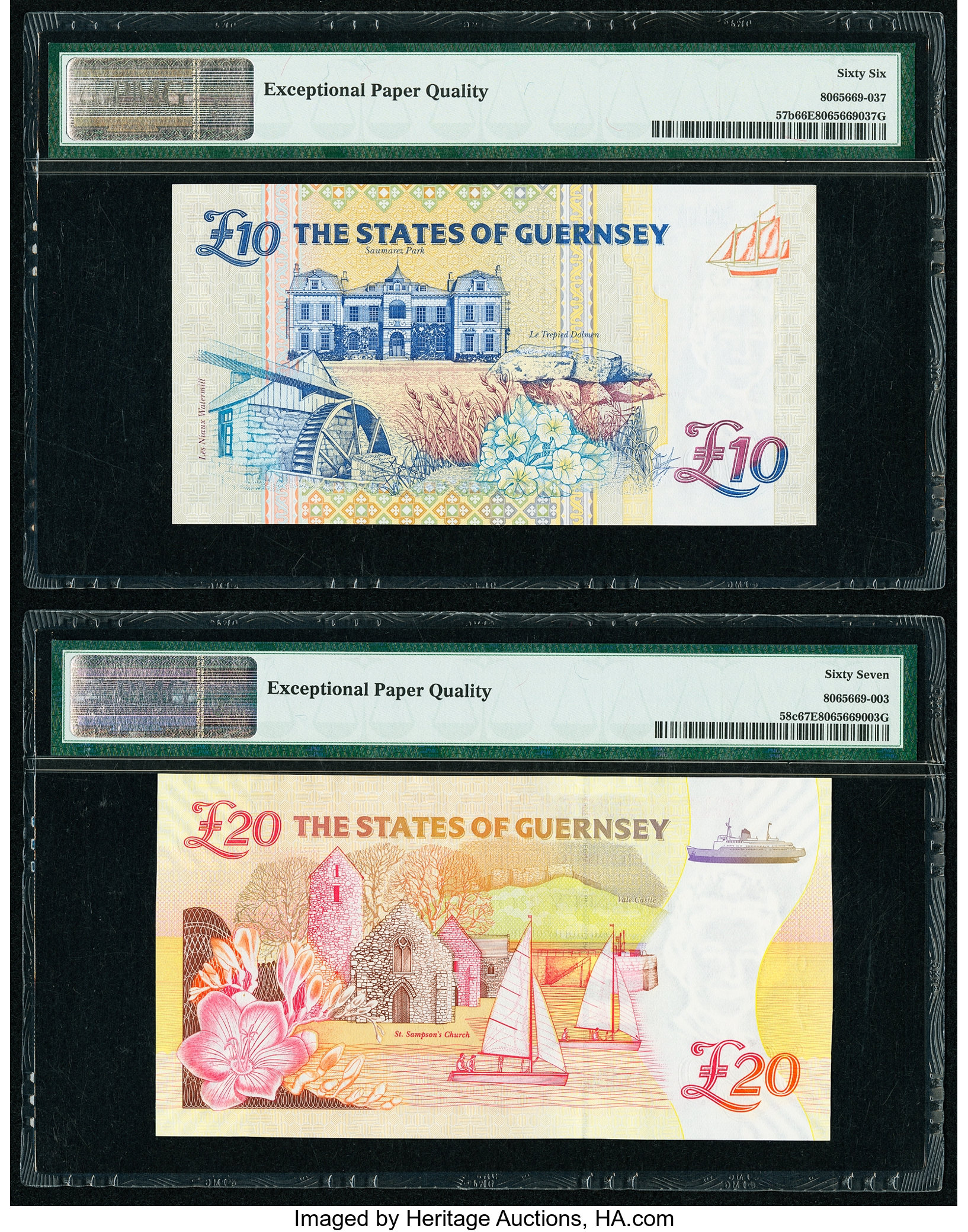image for: Guernsey  10 pounds (B162b)