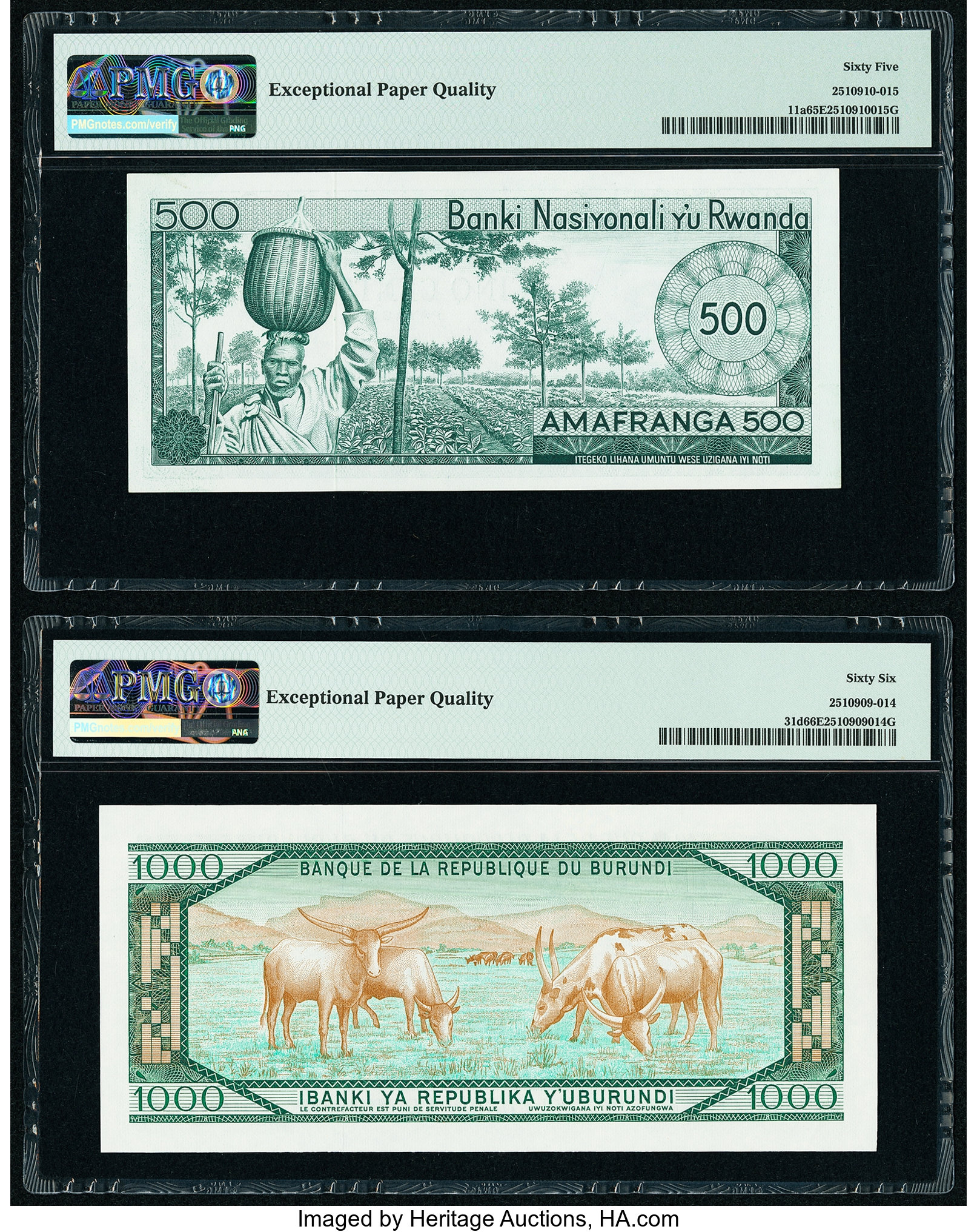 image for: Rwanda  500 francs(B111a)