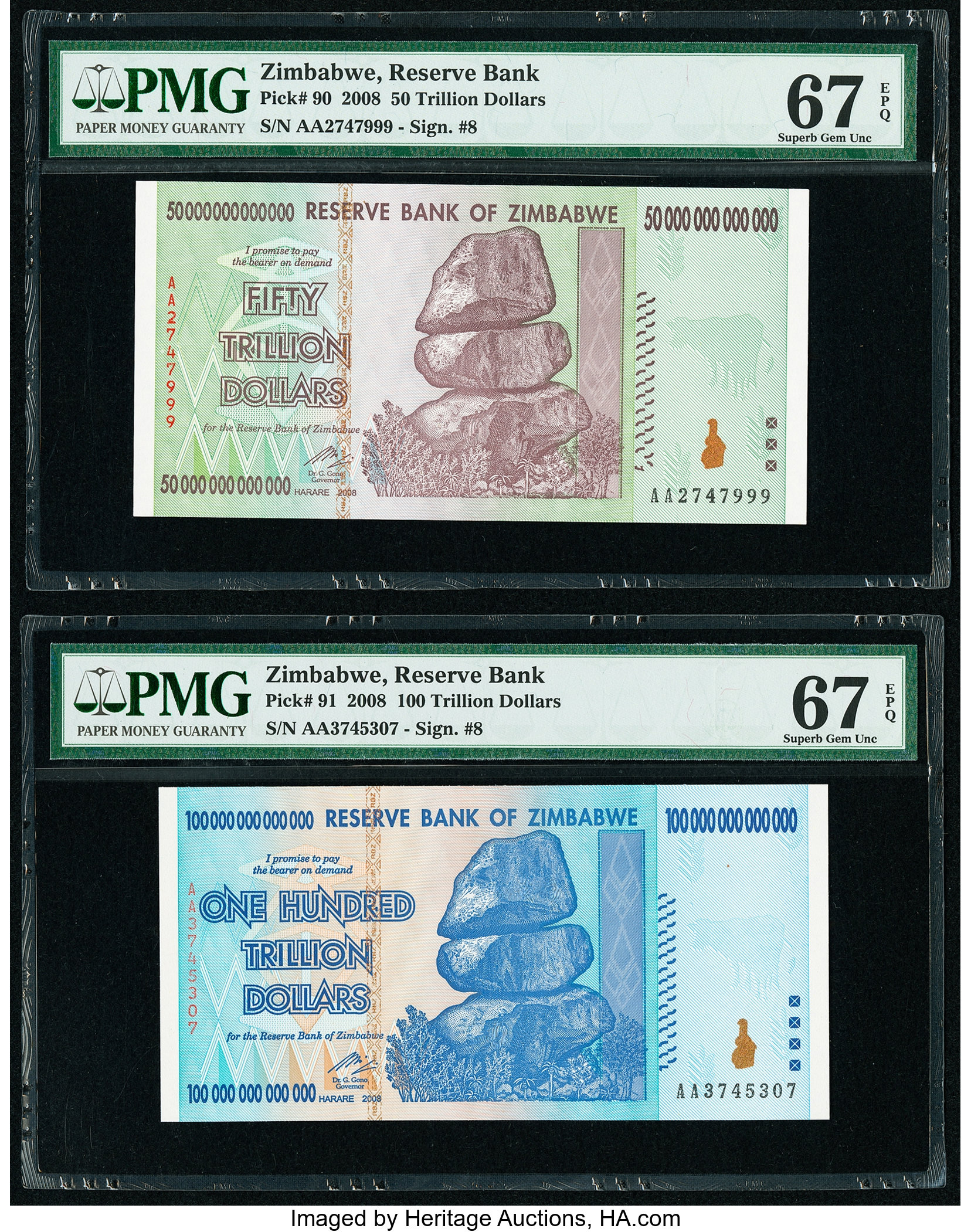 image for: Zimbabwe  50,000,000,000,000 dollars (B181az)