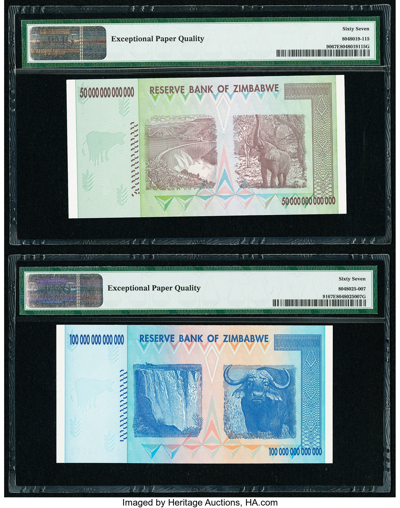 image for: Zimbabwe  50,000,000,000,000 dollars (B181a)
