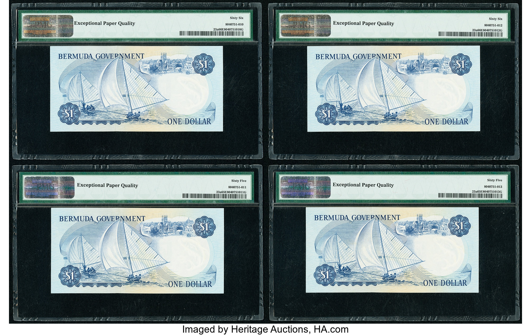image for: Bermuda  1 dollar (B124as1)