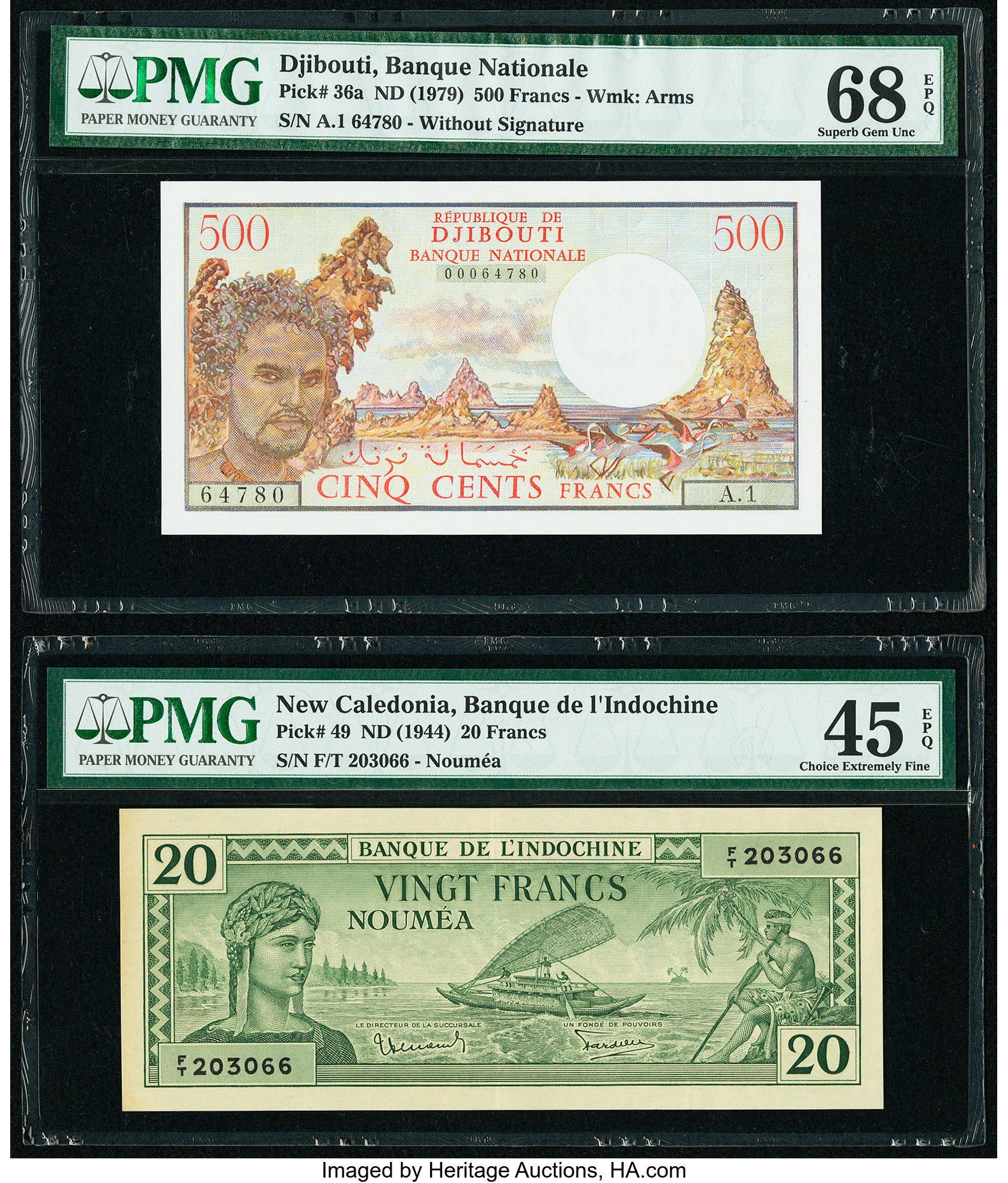 image for: Djibouti  500 francs (B101b)