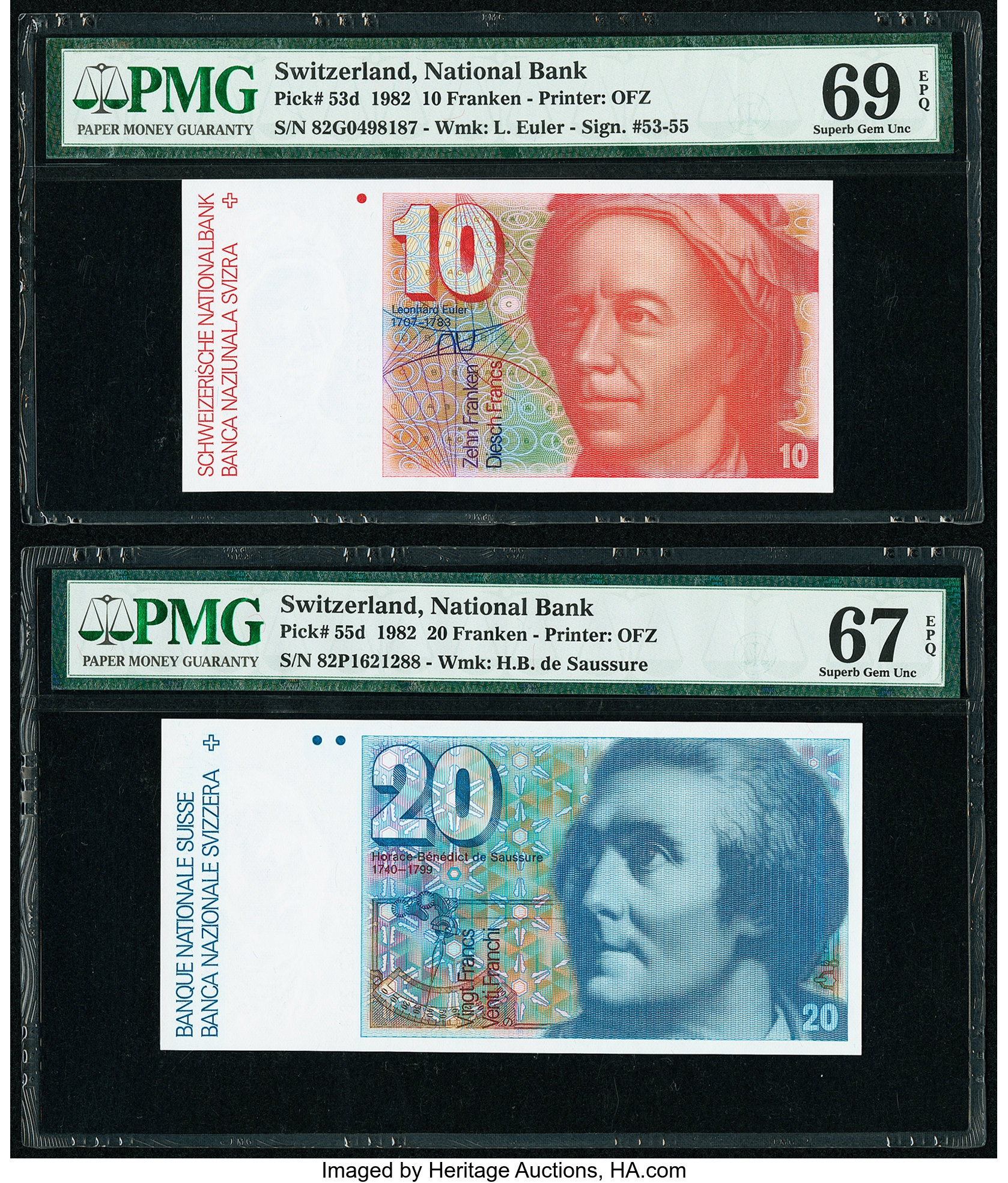 image for: Switzerland  10 francs (B337e)
