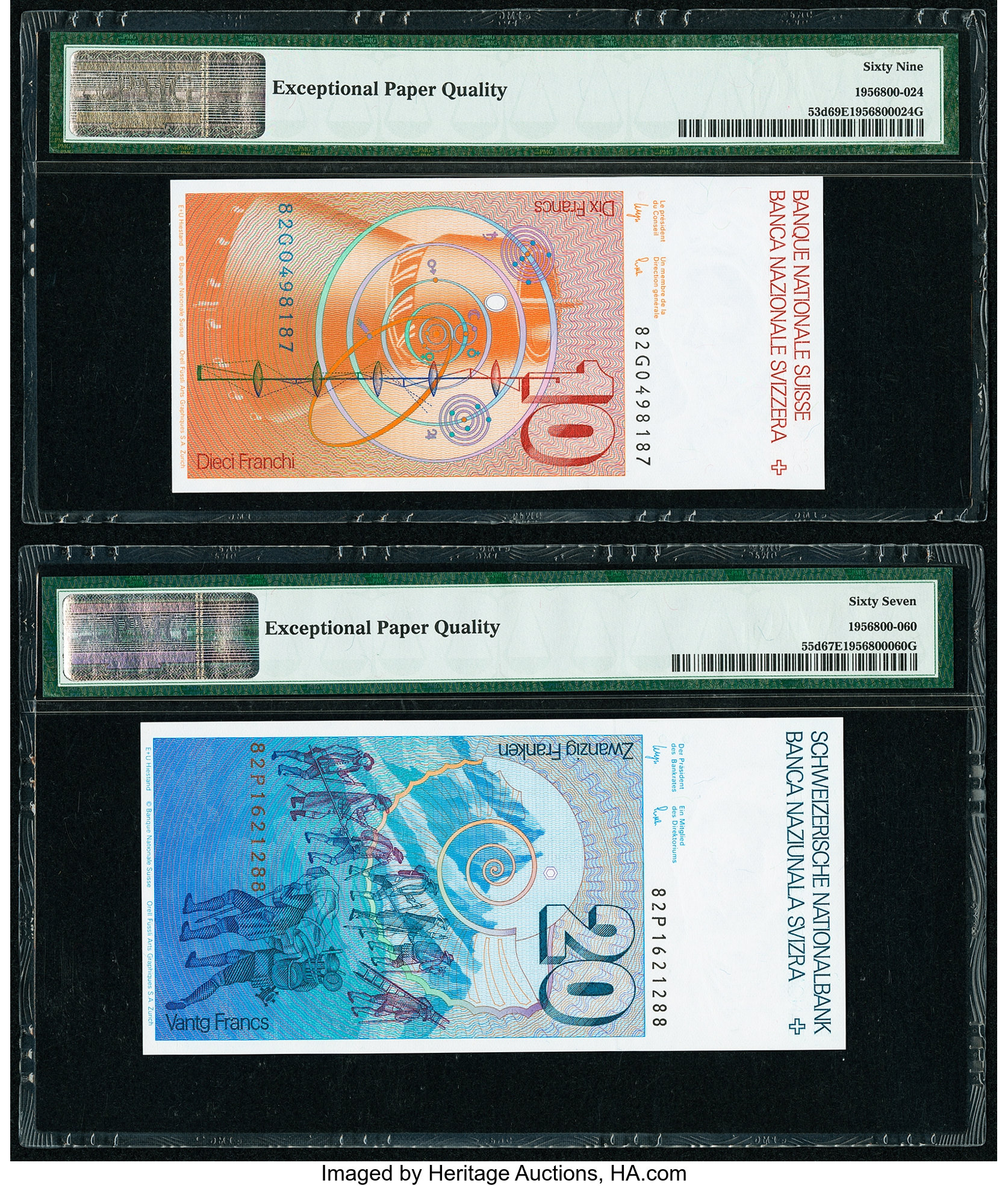 image for: Switzerland  10 francs (B337d)