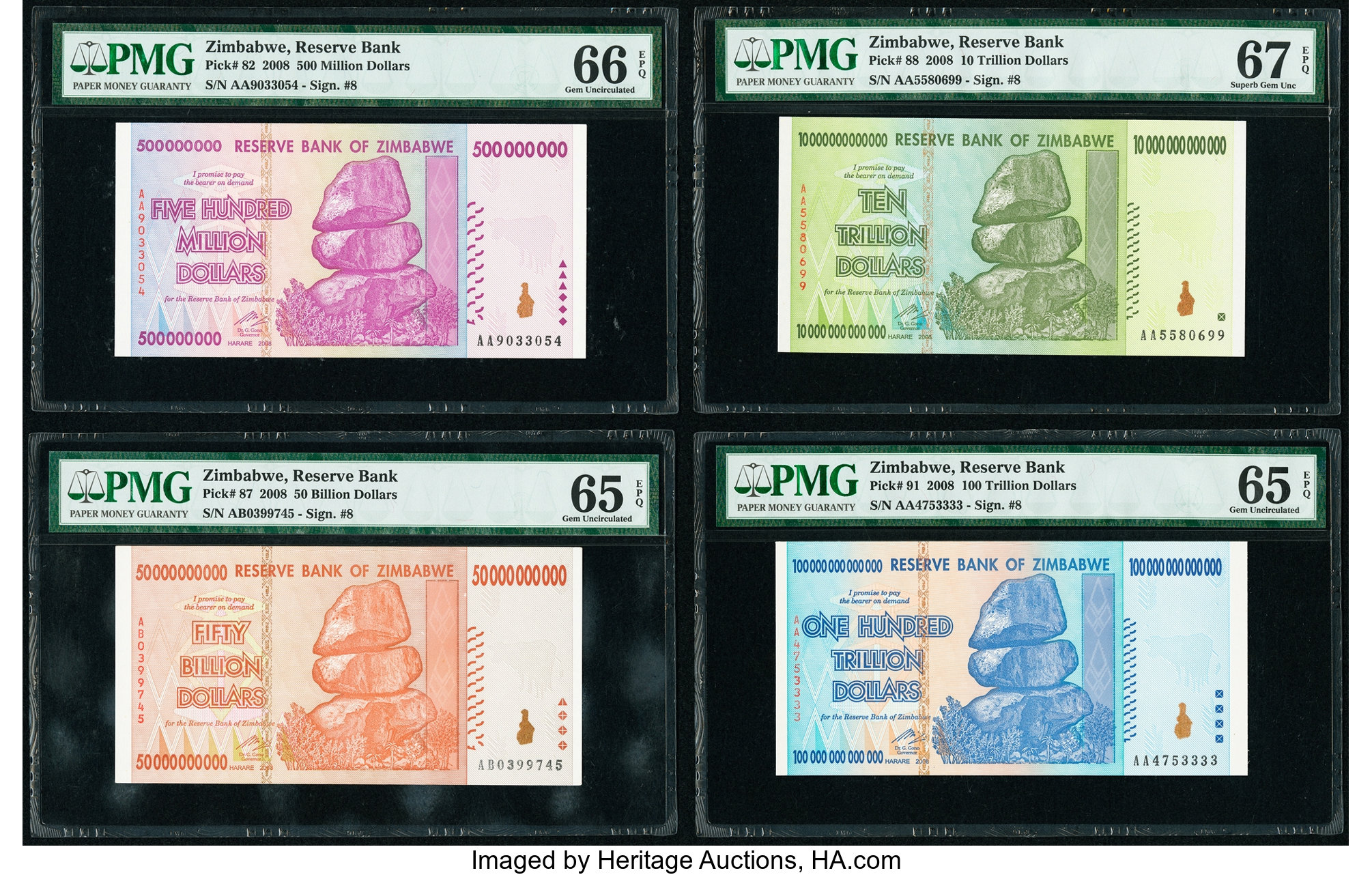 image for: Zimbabwe  500,000,000 dollars (B173az)