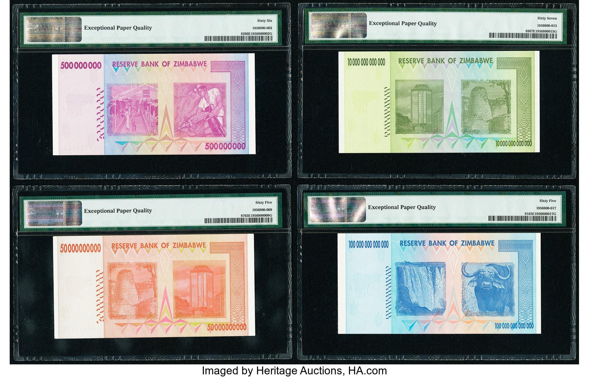 image for: Zimbabwe  500,000,000 dollars (B173az)