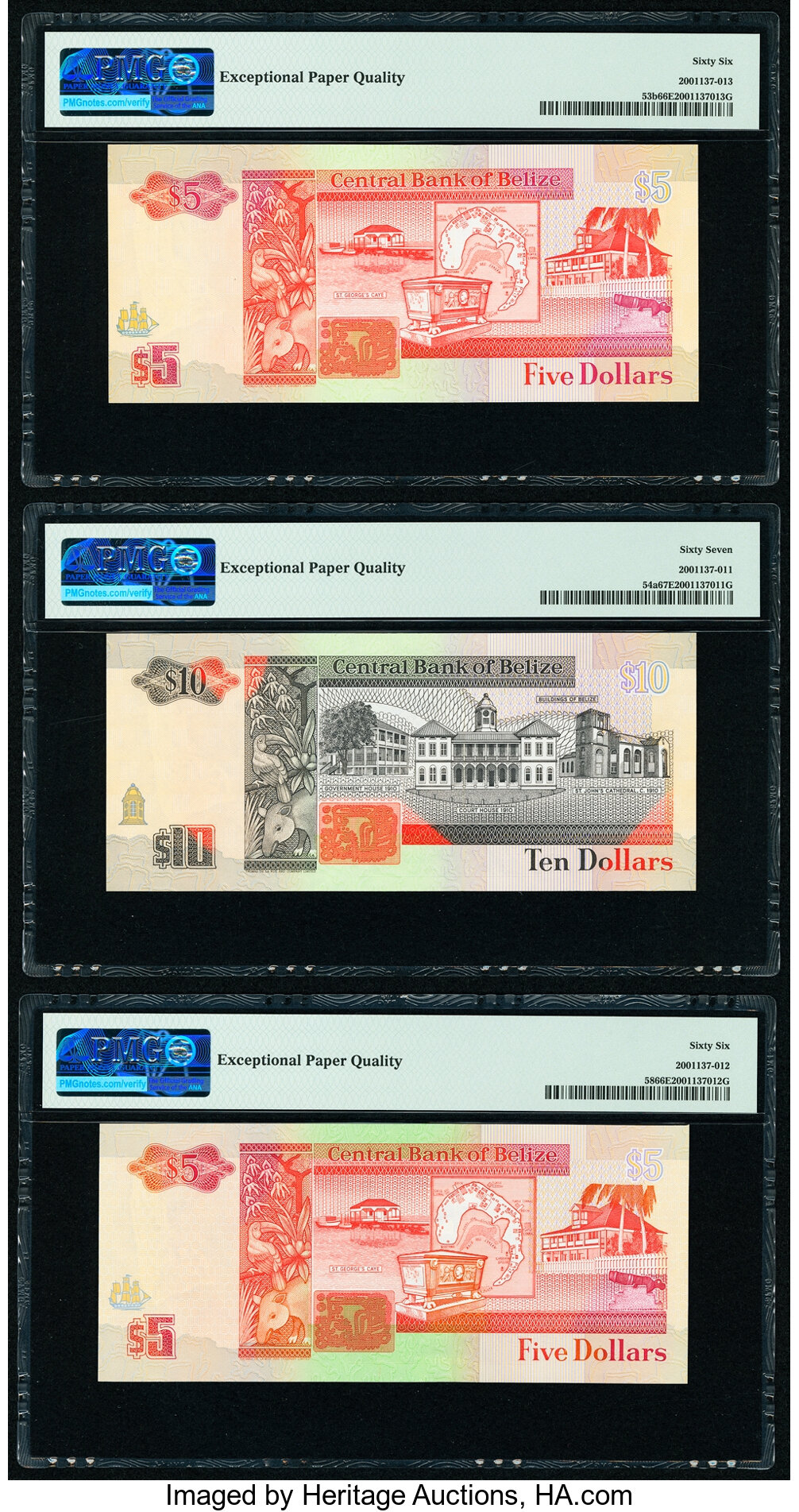 image for: Belize  5 dollars (B311z)