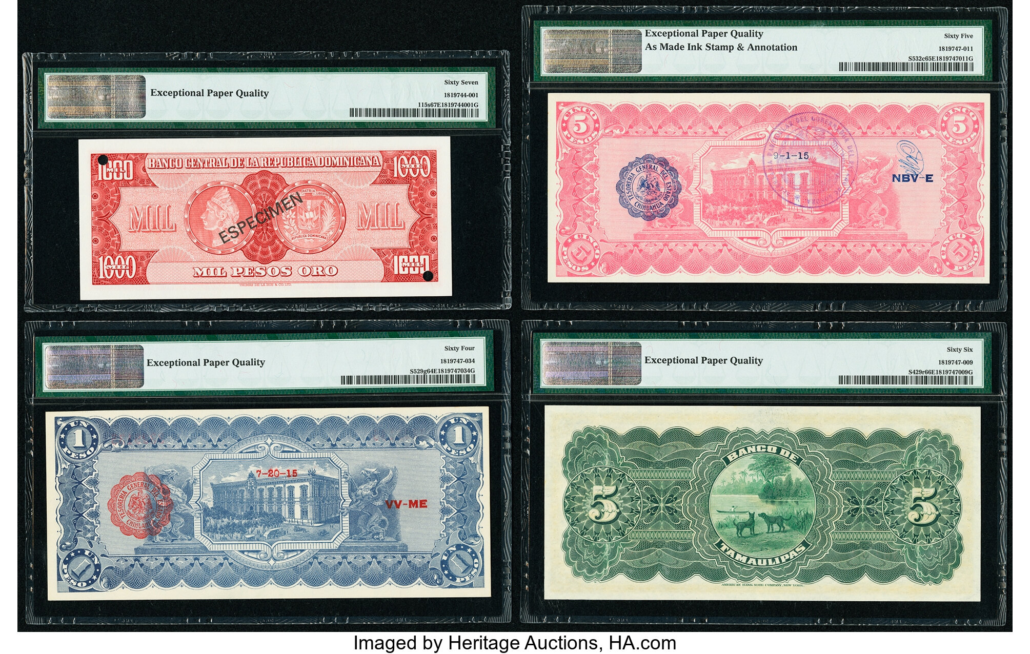 image for: Dominican Republic  1,000 pesos oro (B644es1)