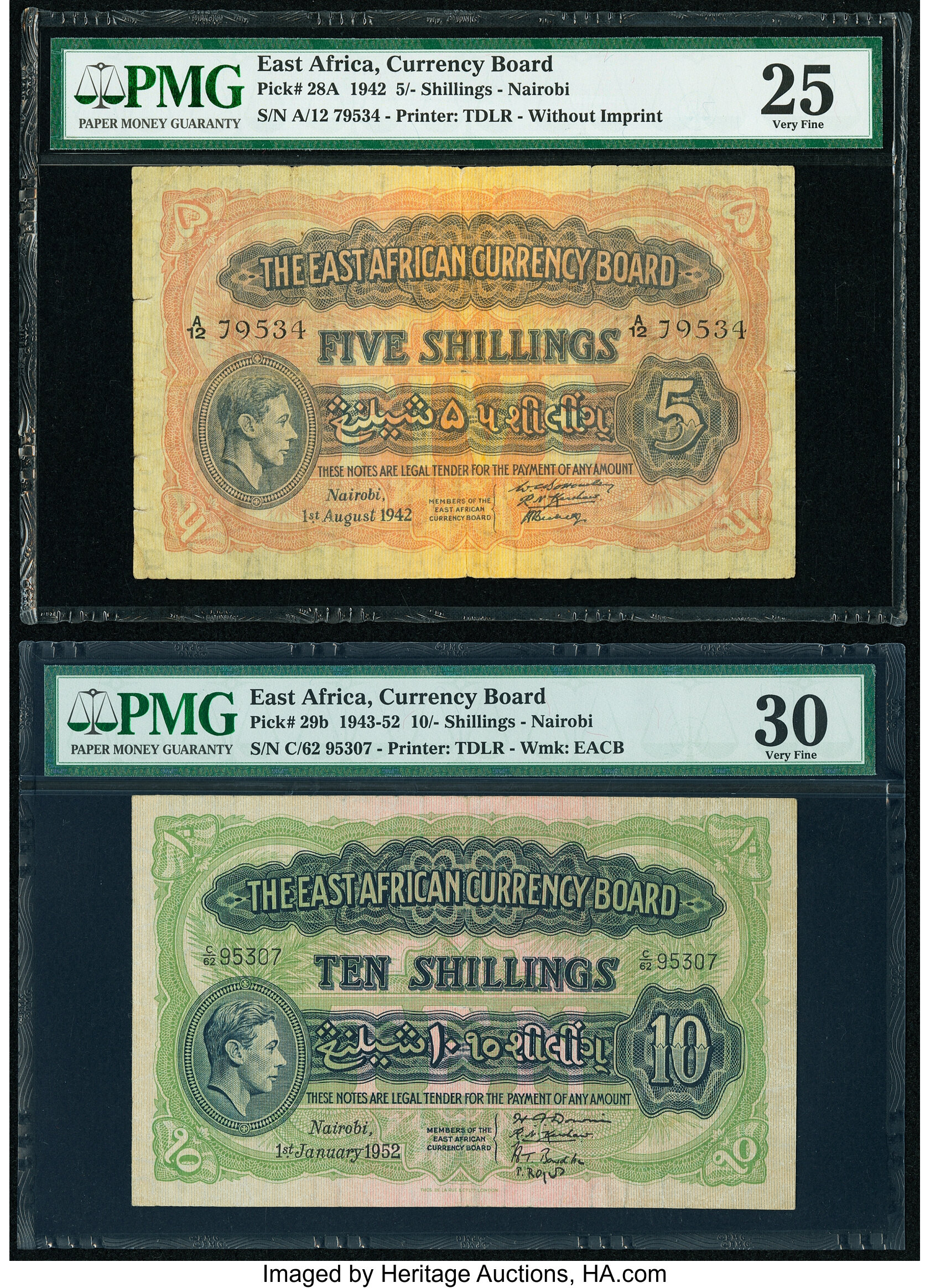 image for: East Africa  5 shillings(B217p)