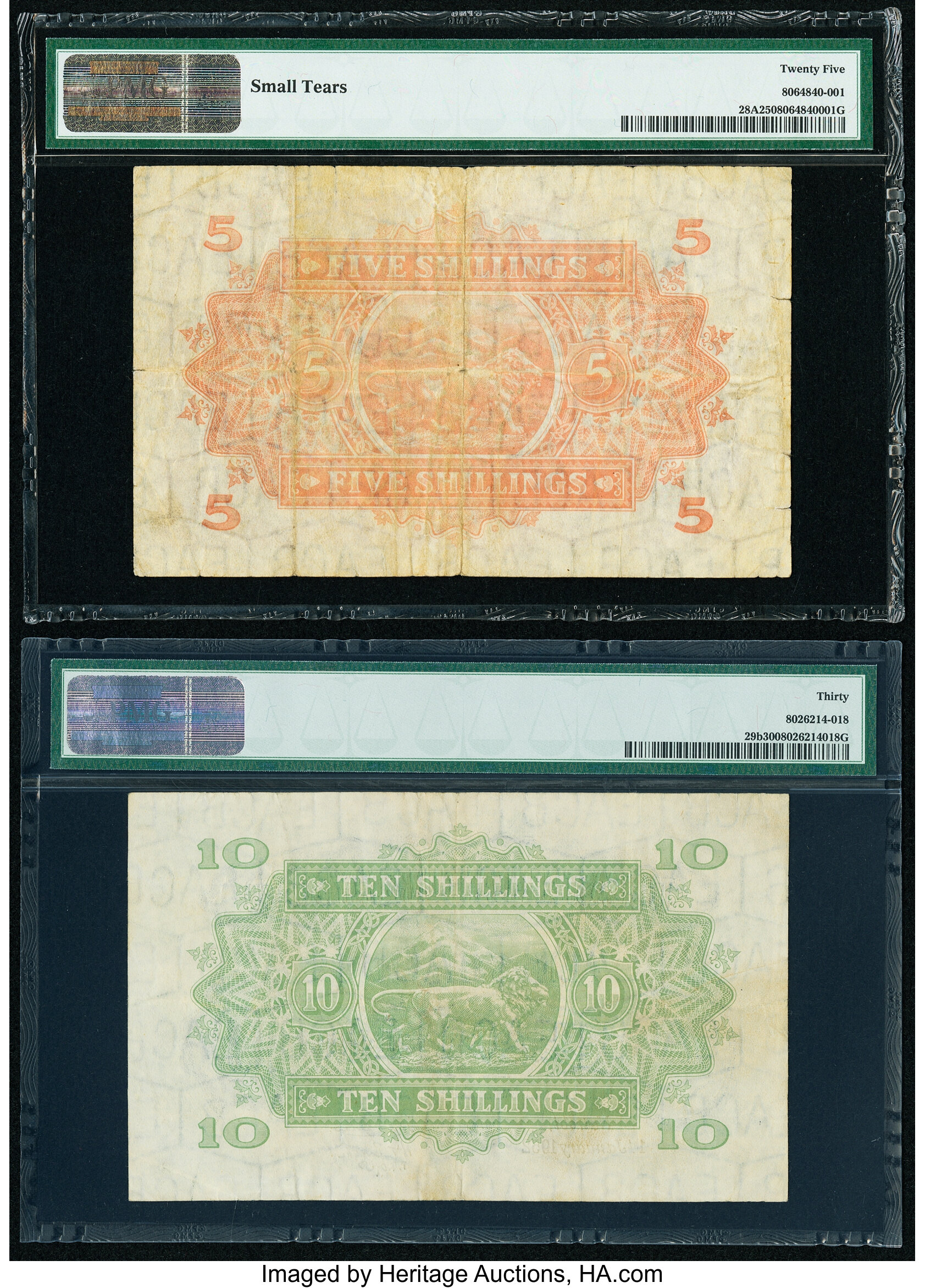 image for: East Africa  5 shillings(B217i)