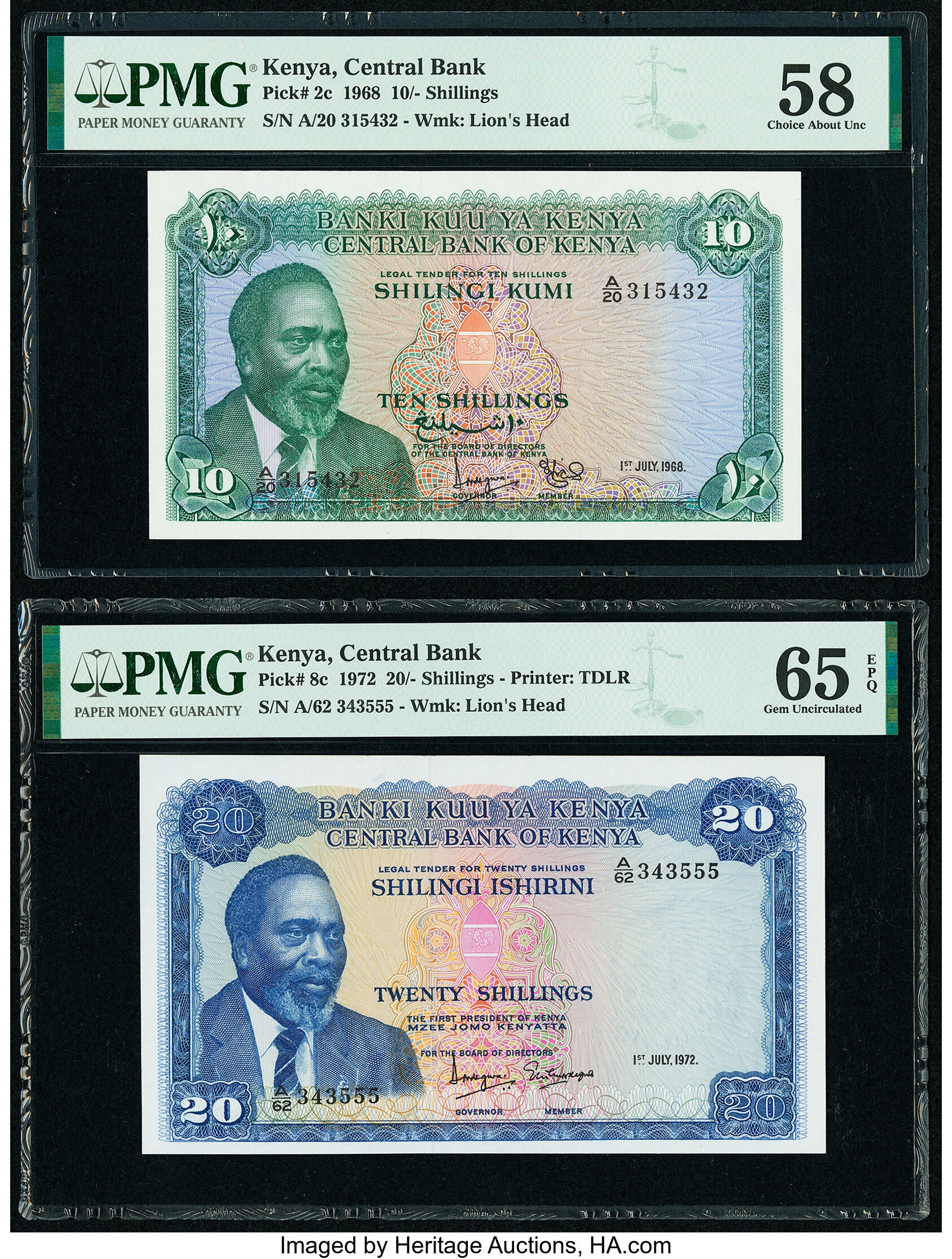image for: Kenya  10 shillings (B102as2)