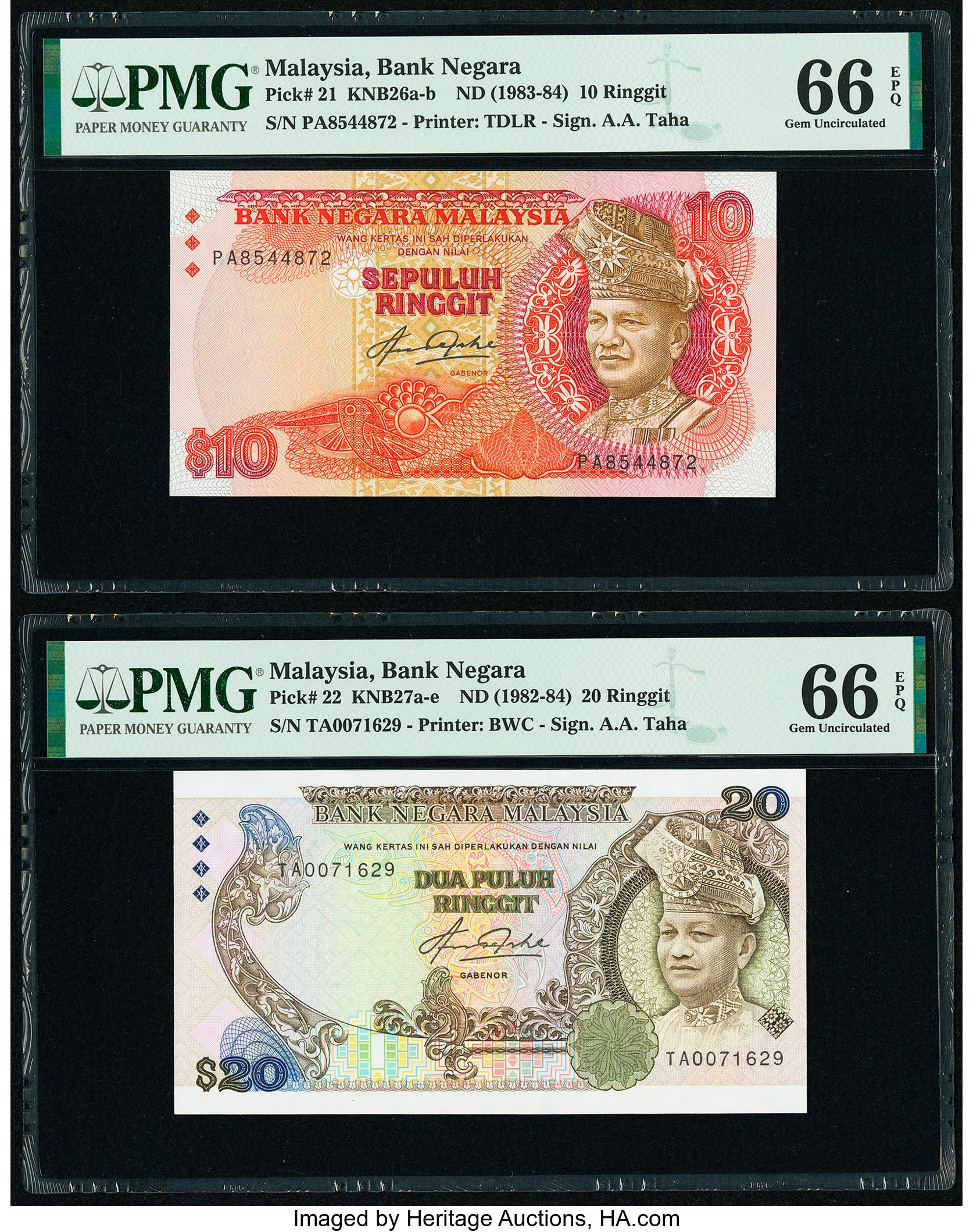image for: Malaysia  10 ringgit (B121as2)