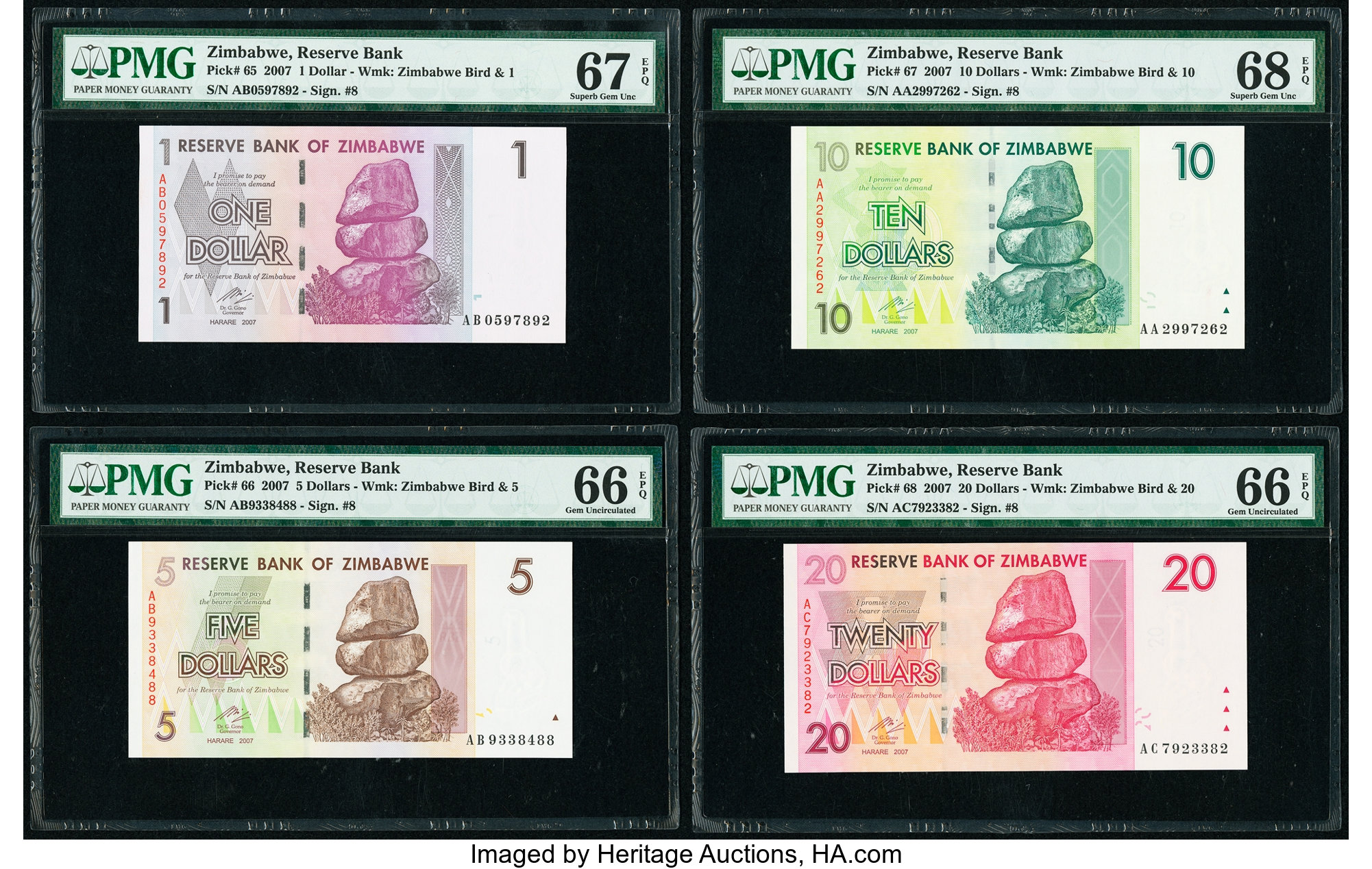 image for: Zimbabwe  1,000 dollars (B162az)