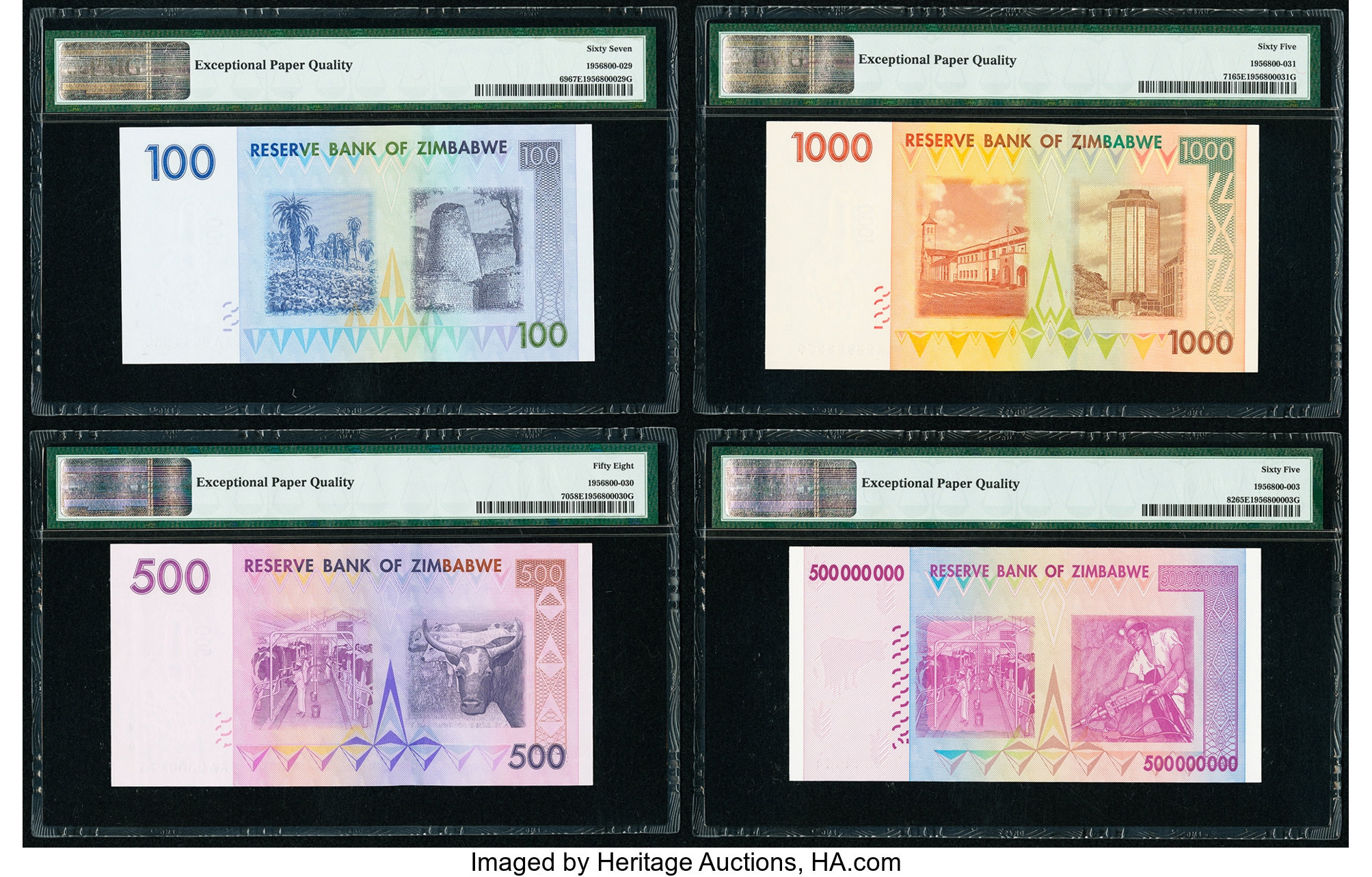 image for: Zimbabwe  100 dollars (B160a)
