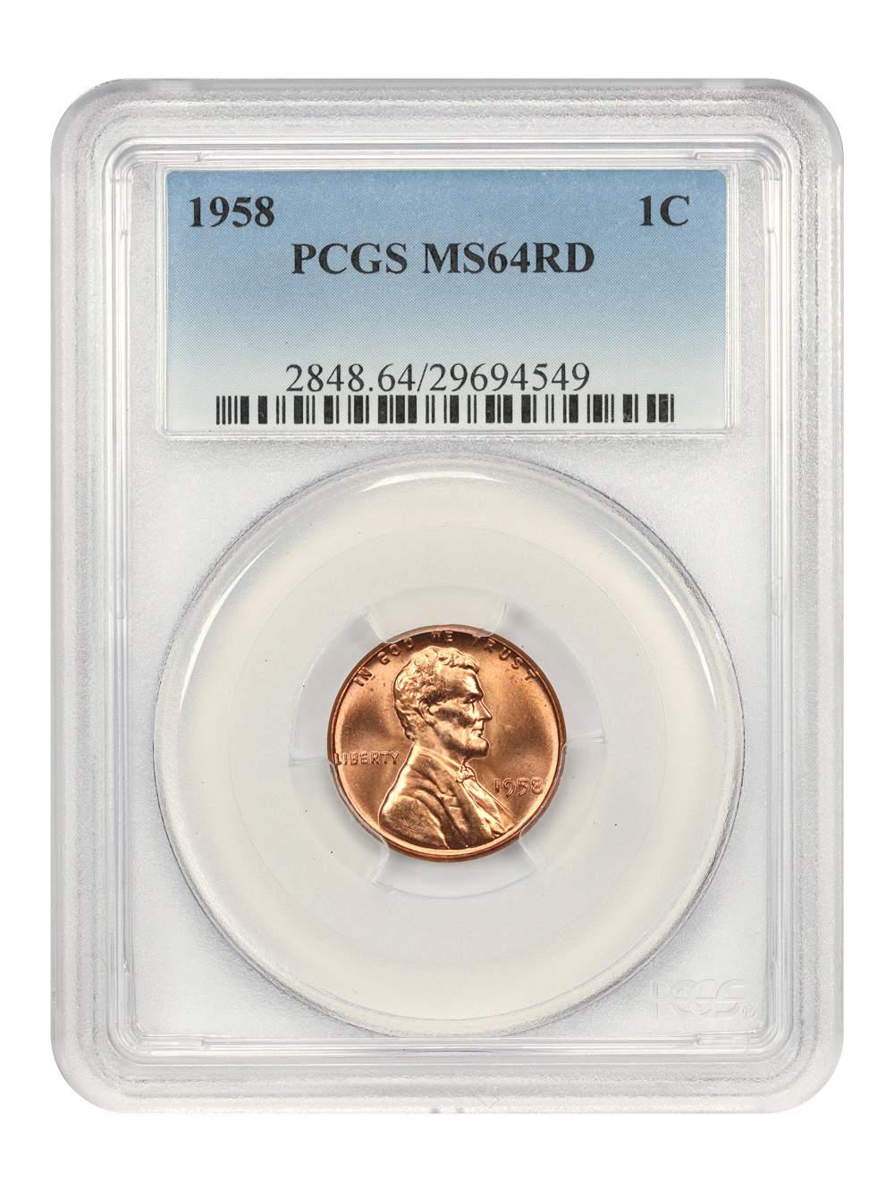 1958 1c MS RD MS64 RD thumbnail 3