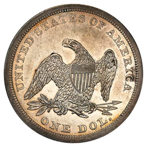 image for: 1846 $1 PCGS Proof 55