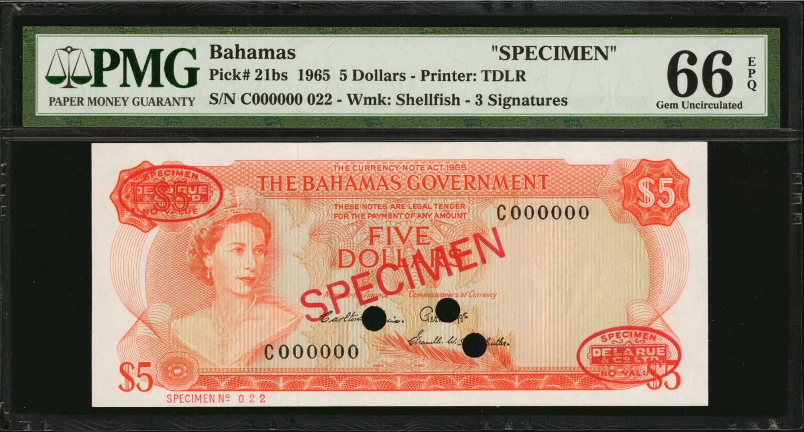 image for: Bahamas  50 dollars (B207az)