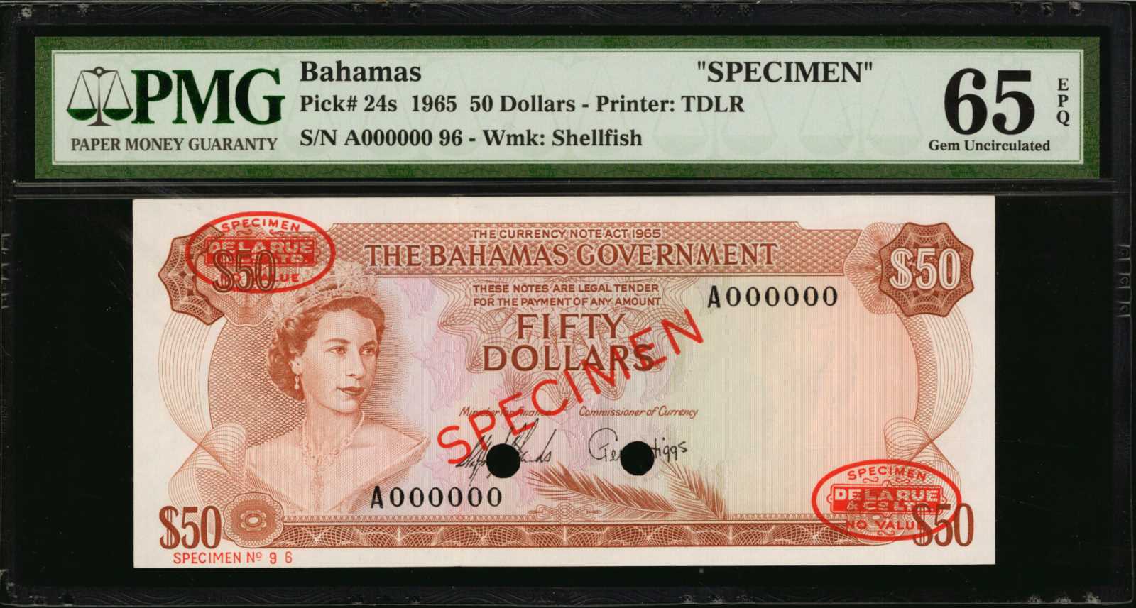 image for: Bahamas  1/2 dollar (B116a)