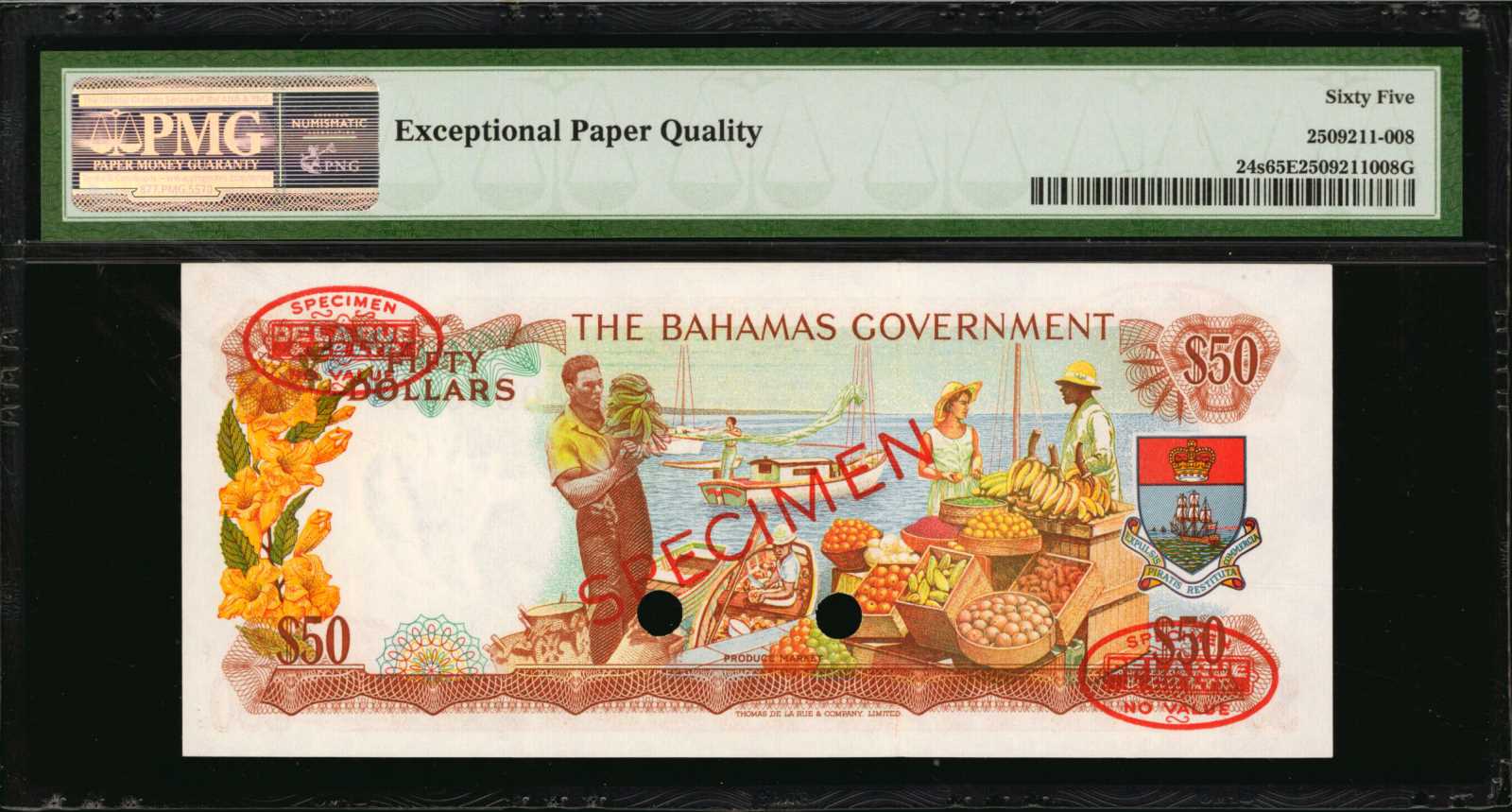 image for: Bahamas  1/2 dollar (B116a)