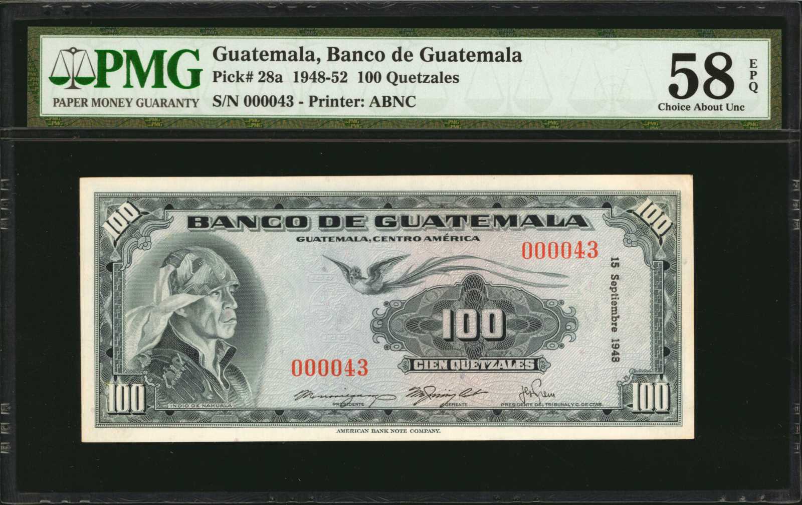 image for: Guatemala  100 quetzales (B510f)