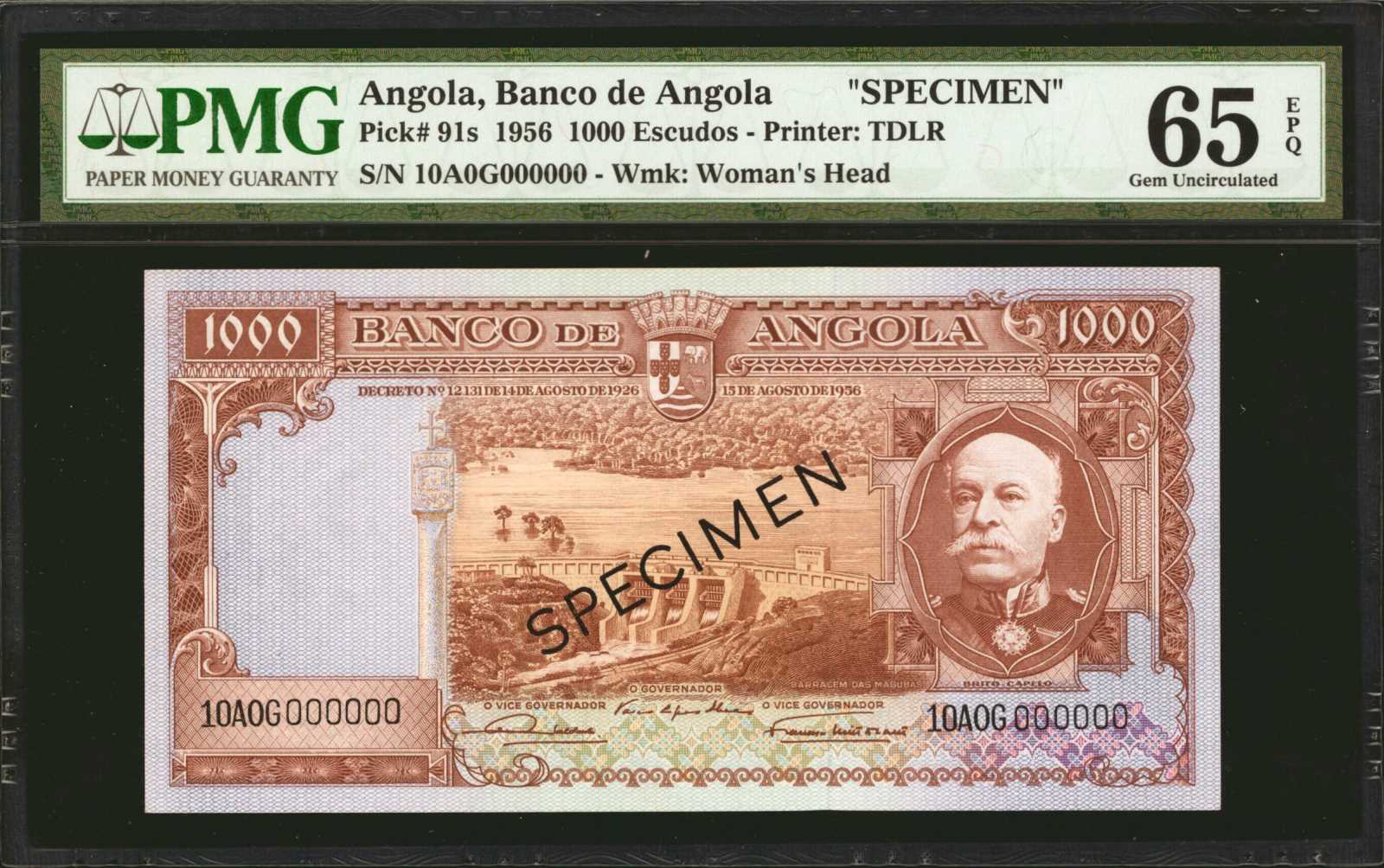 image for: Angola  1,000 escudos(B417as1)