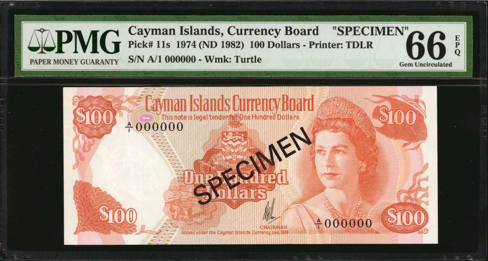 image for: Cayman Islands  10 dollars (B107as2)