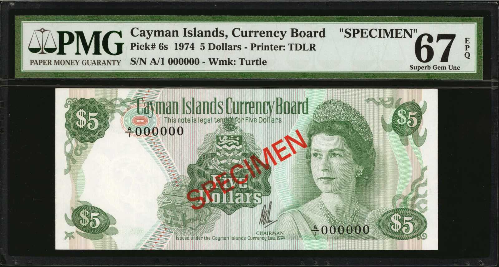 image for: Cayman Islands  10 dollars (B107as2)