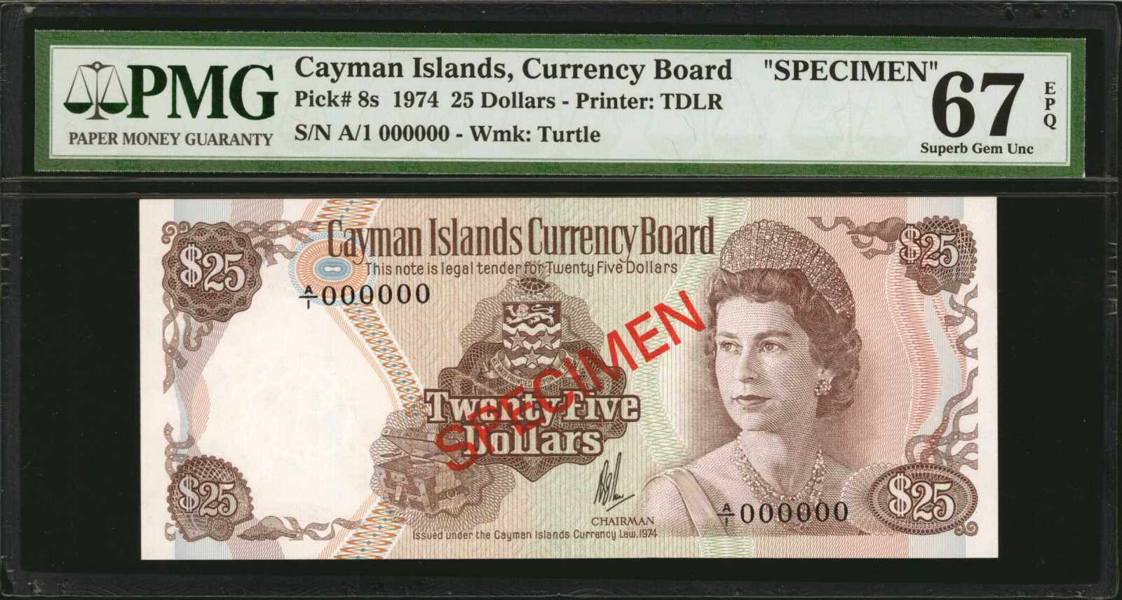 image for: Cayman Islands  10 dollars (B107as1)